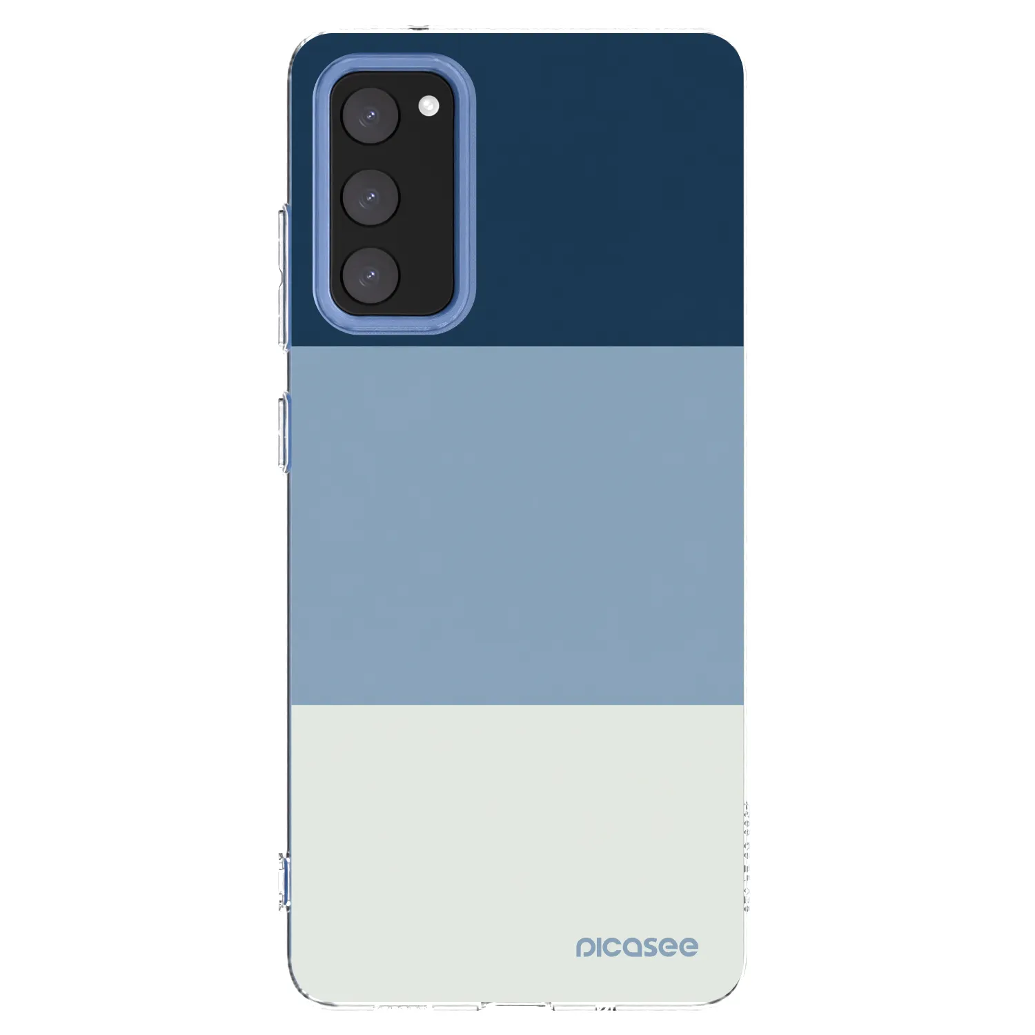 Picasee silikonski prozorni ovitek za Samsung Galaxy S20 FE - Coastal Blue