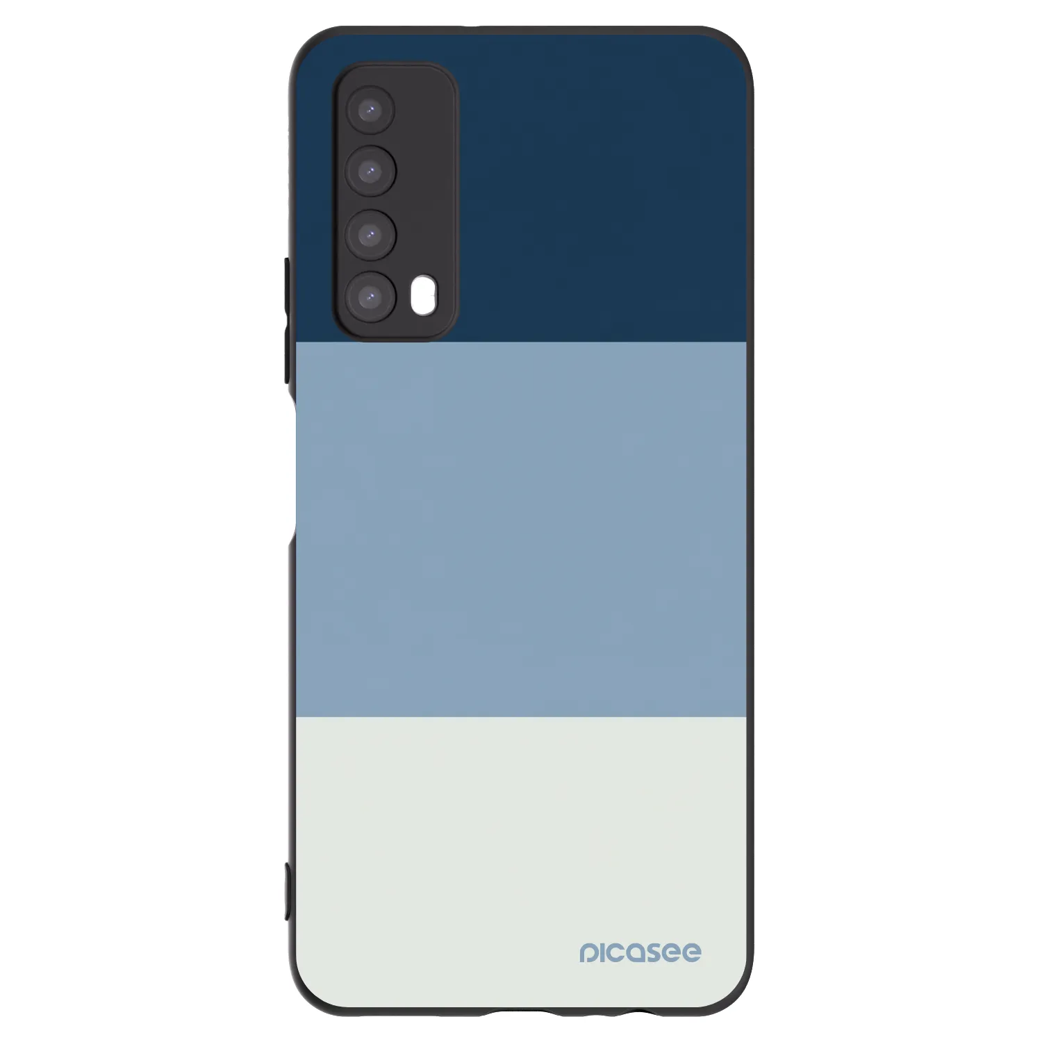 Picasee silikonski črni ovitek za Huawei P Smart 2021 - Coastal Blue
