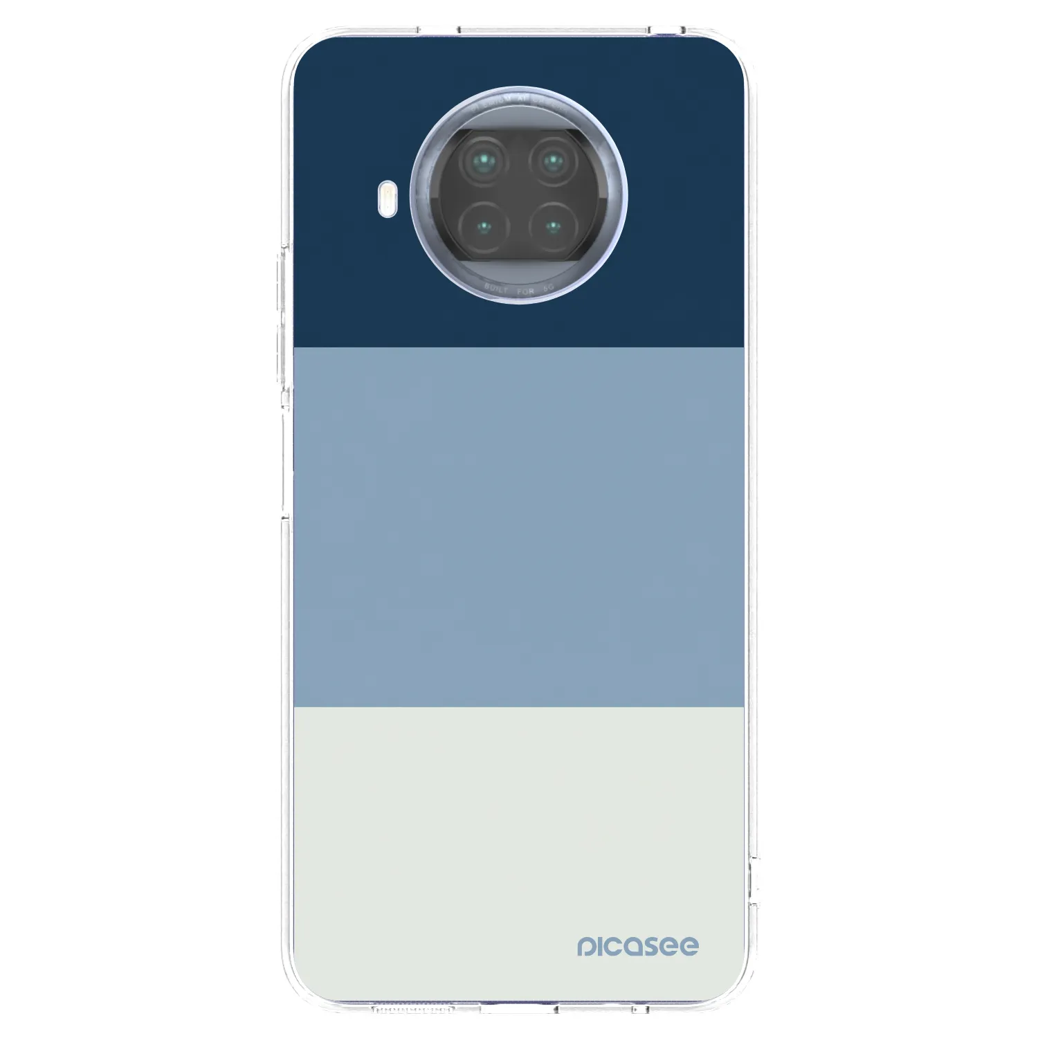 Picasee silikonski prozorni ovitek za Xiaomi Mi 10T Lite - Coastal Blue