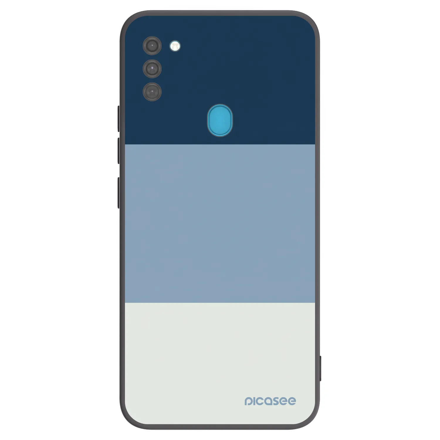 Picasee silikonski črni ovitek za Samsung Galaxy M11 - Coastal Blue