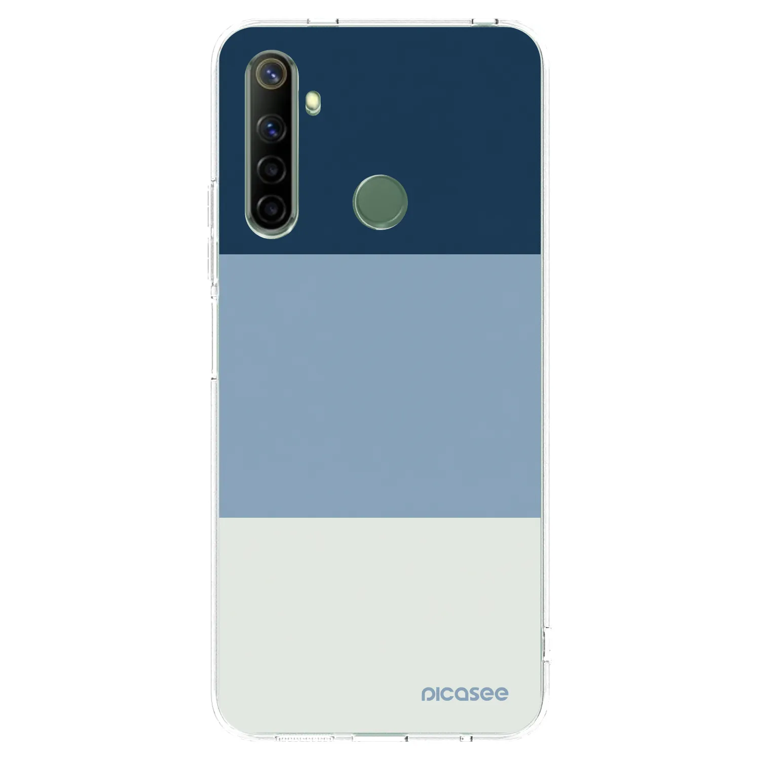 Picasee silikonski prozorni ovitek za Realme 6i - Coastal Blue