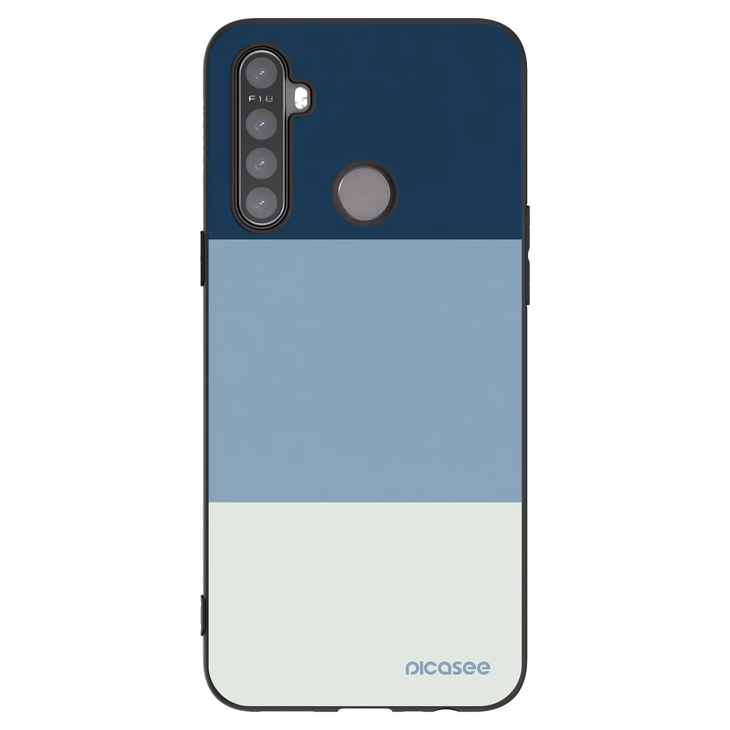 Picasee silikonski črni ovitek za Realme 6i - Coastal Blue