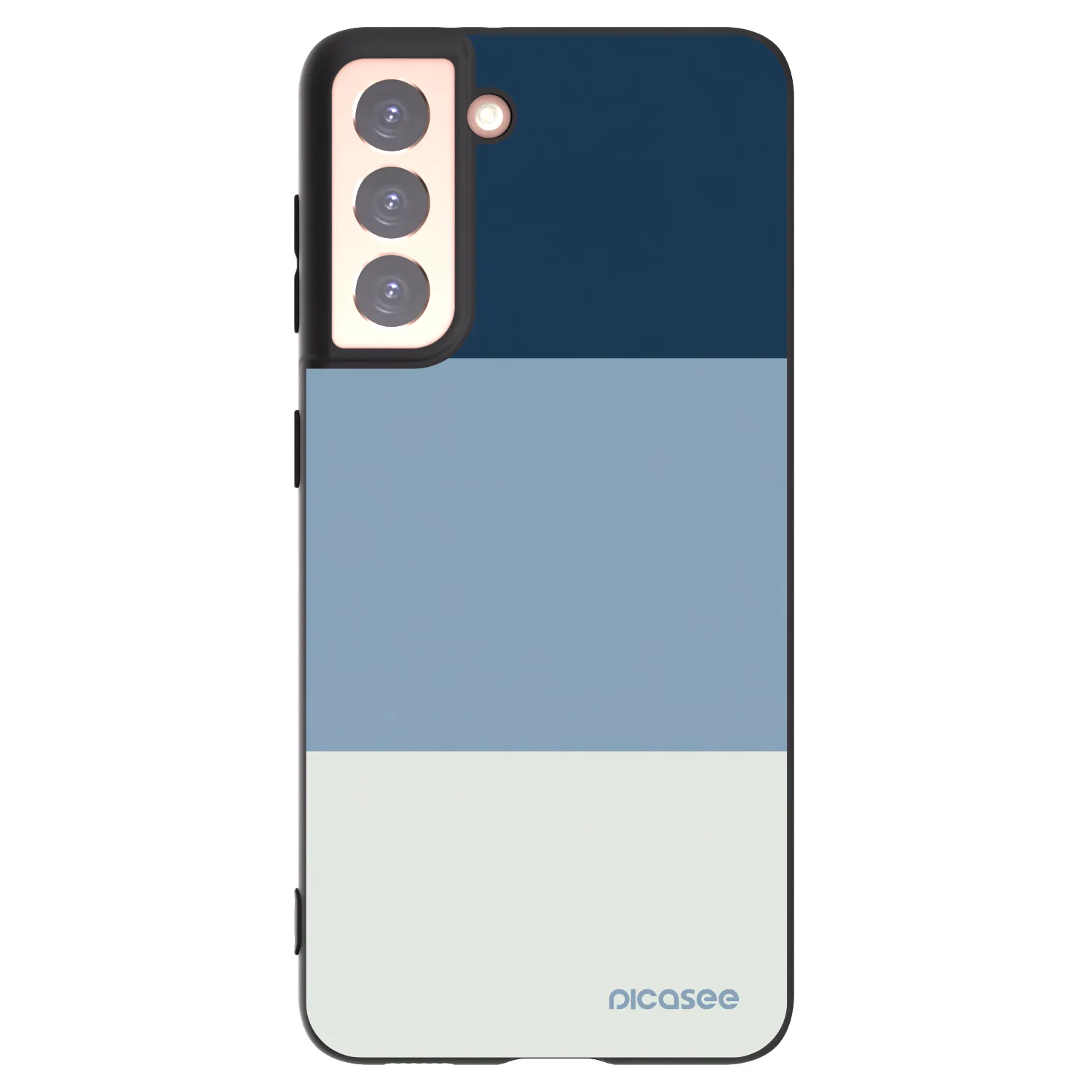Picasee silikonski črni ovitek za Samsung Galaxy S21 5G G991B - Coastal Blue