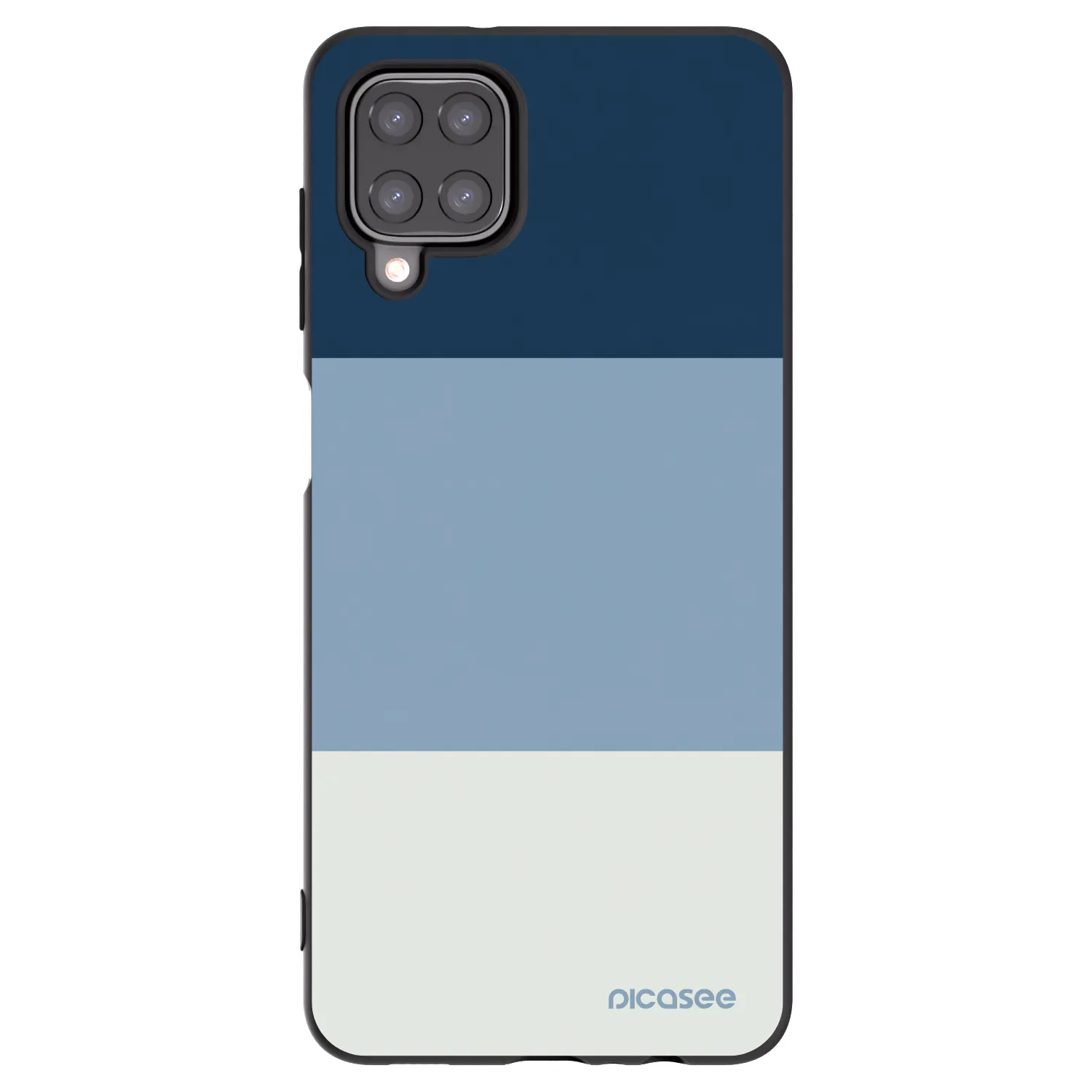 Picasee silikonski črni ovitek za Samsung Galaxy A12 A125F - Coastal Blue