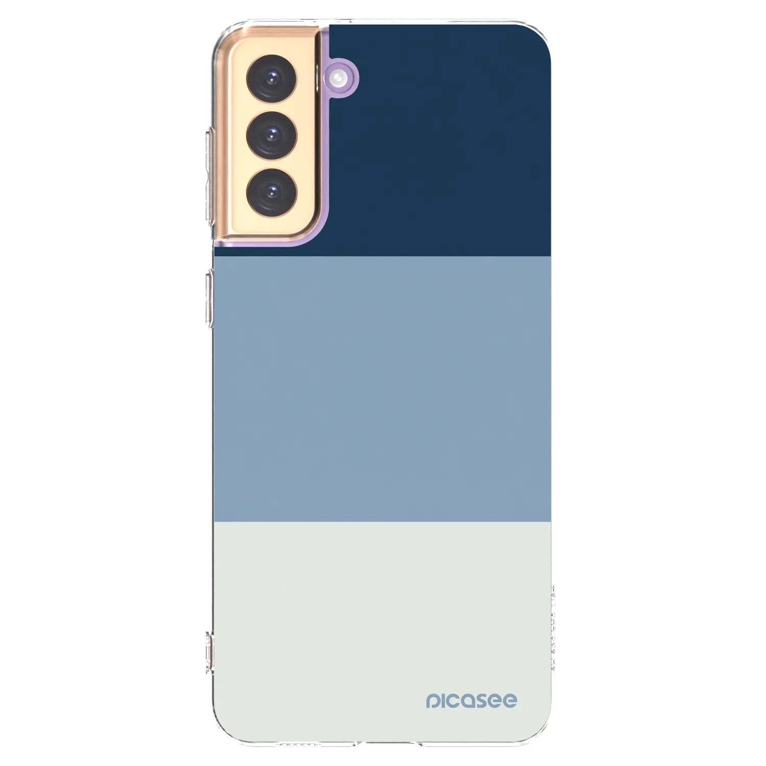 Picasee silikonski prozorni ovitek za Samsung Galaxy S21+ 5G G996F - Coastal Blue