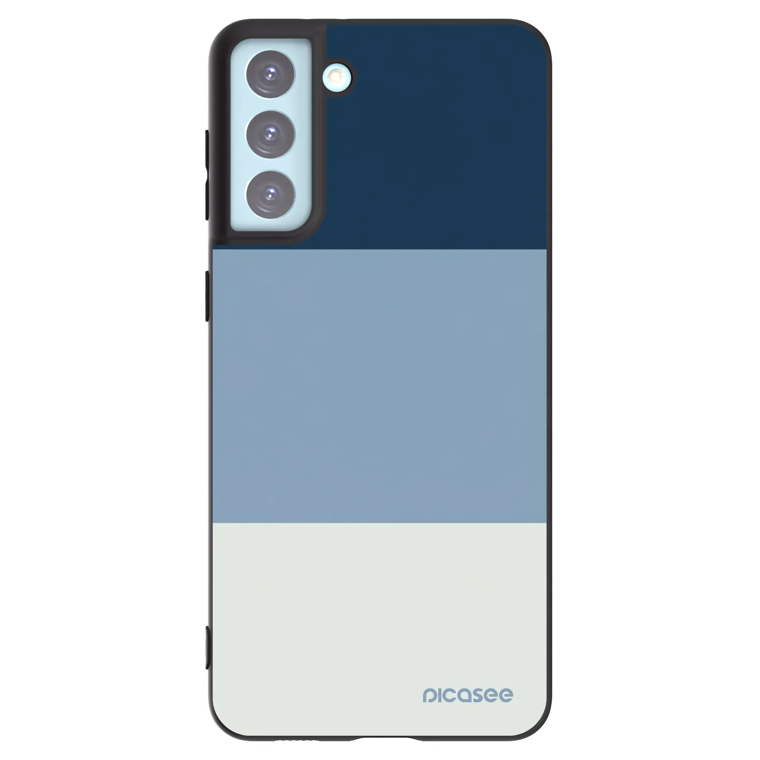 Picasee silikonski črni ovitek za Samsung Galaxy S21+ 5G G996F - Coastal Blue