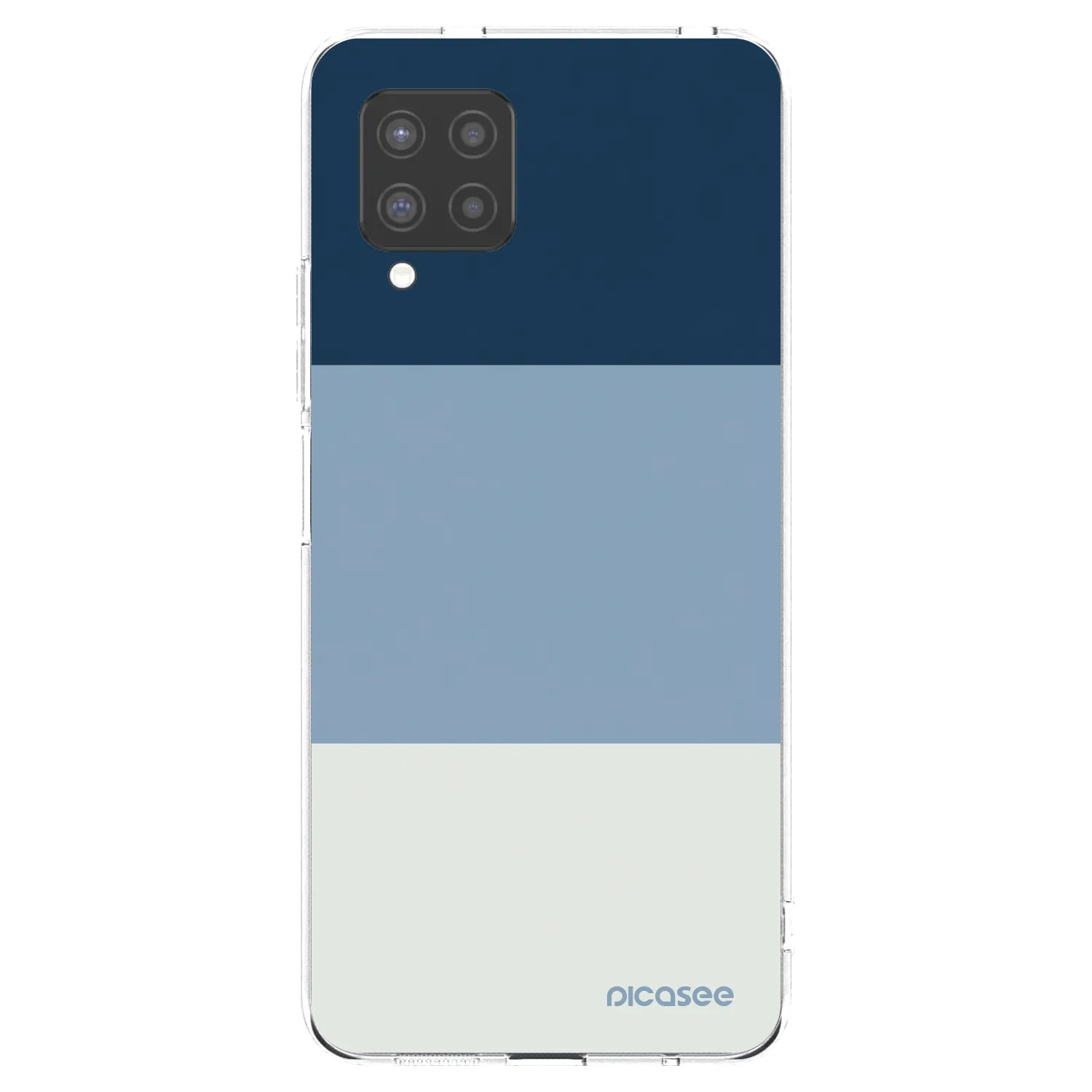 Picasee silikonski prozorni ovitek za Samsung Galaxy A42 A426B - Coastal Blue