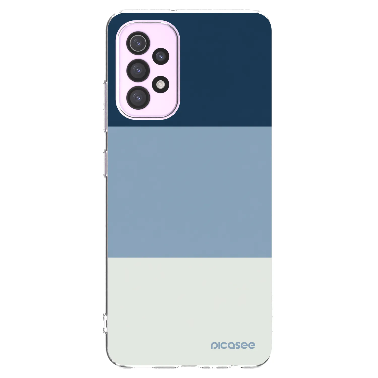 Picasee silikonski prozorni ovitek za Samsung Galaxy A32 5G A326B - Coastal Blue