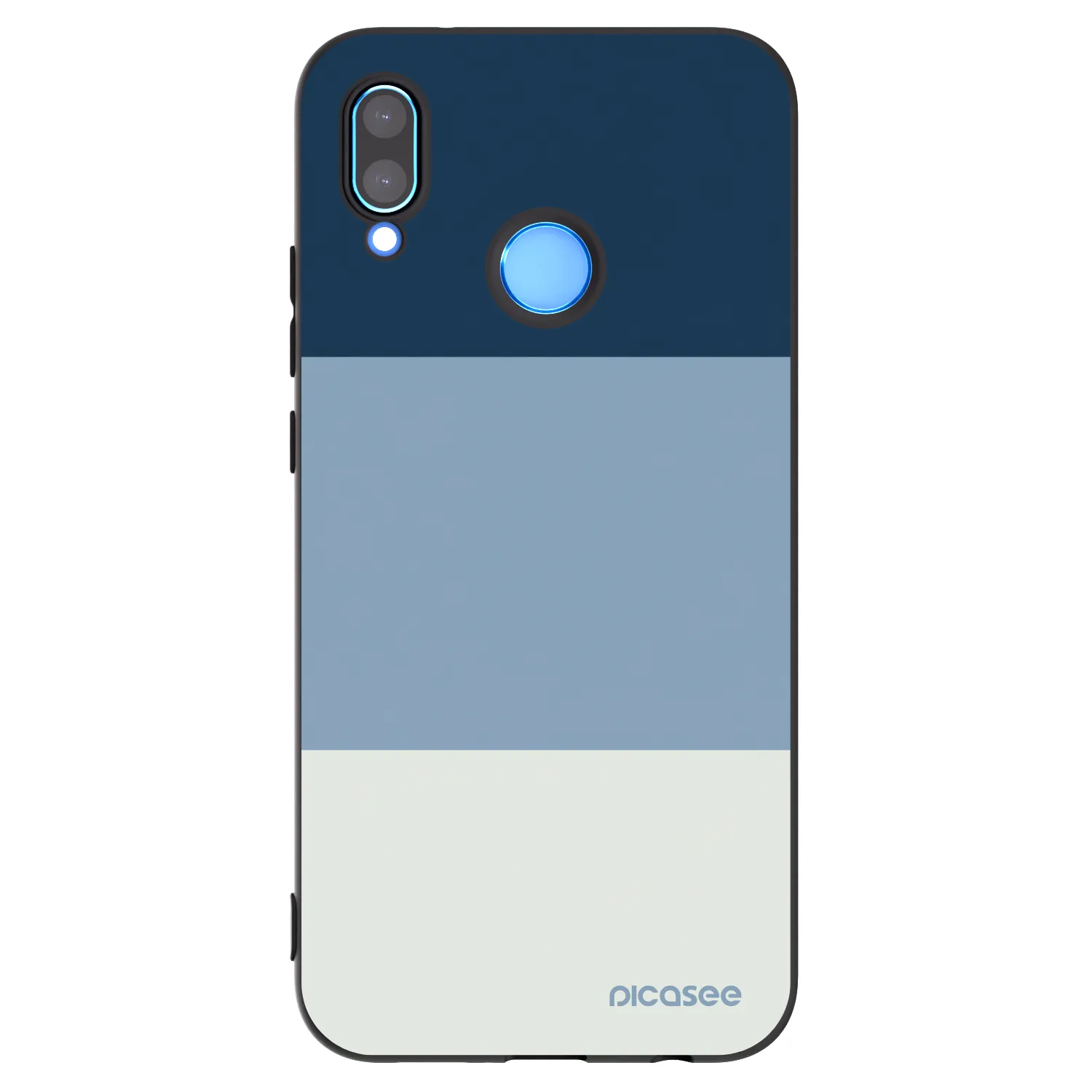 Picasee silikonski črni ovitek za Huawei P20 Lite - Coastal Blue
