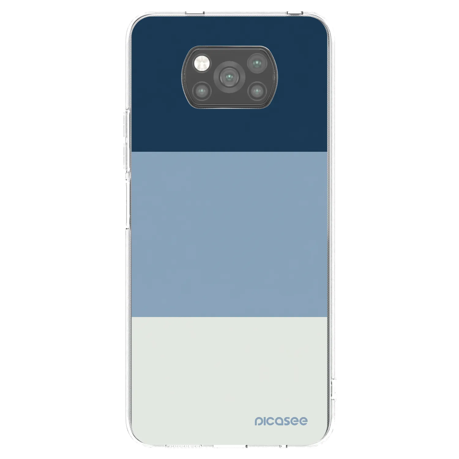 Picasee silikonski črni ovitek za Xiaomi Poco X3 Pro - Coastal Blue
