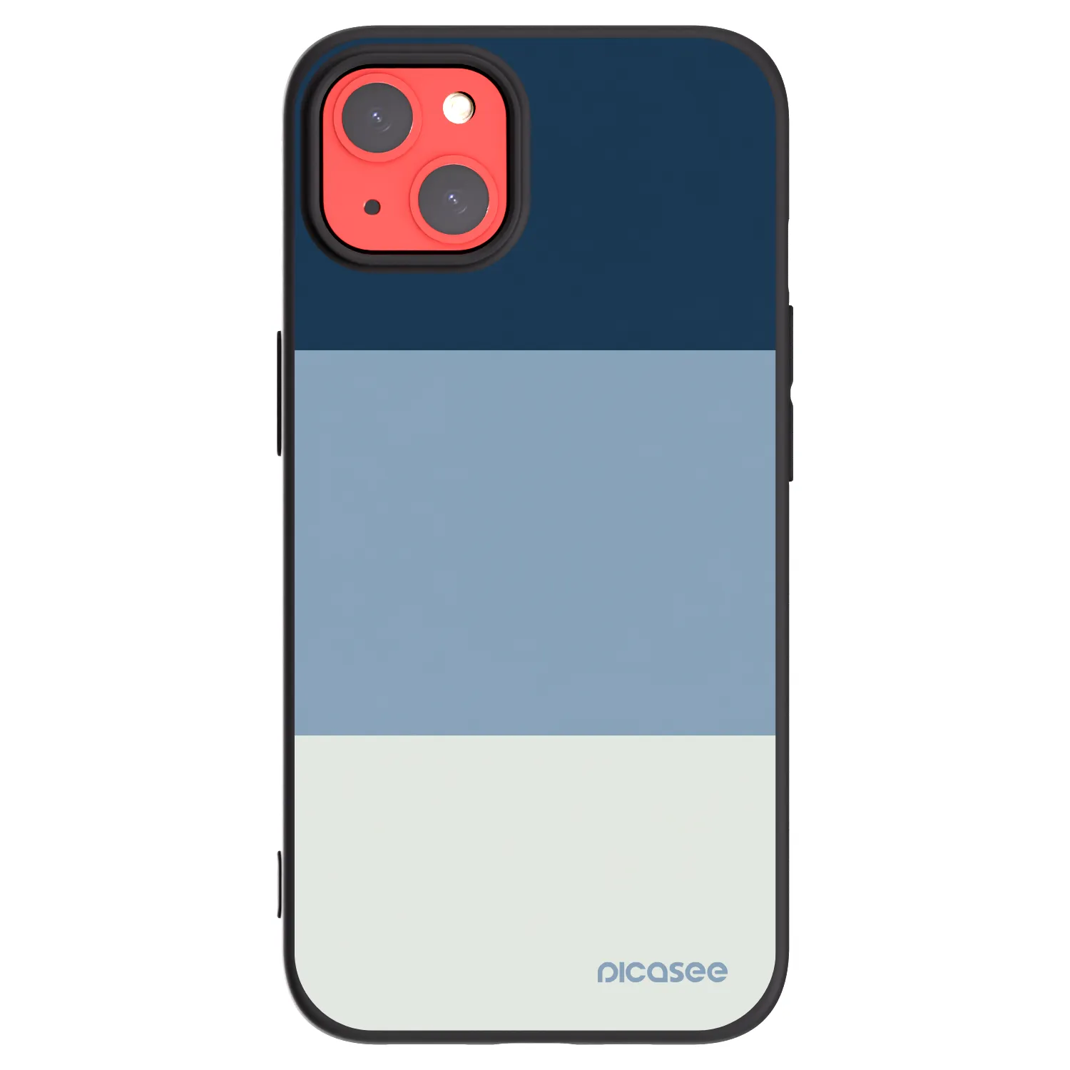 Picasee silikonski črni ovitek za Apple iPhone 13 - Coastal Blue