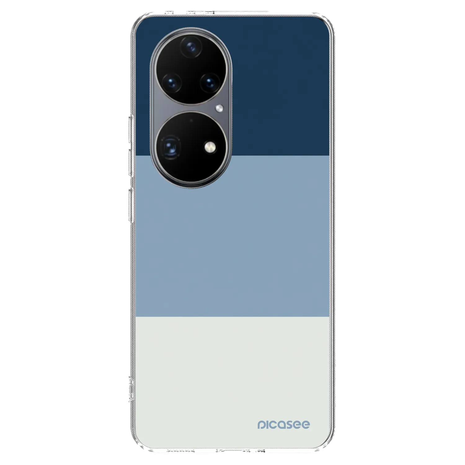 Picasee silikonski prozorni ovitek za Huawei P50 - Coastal Blue