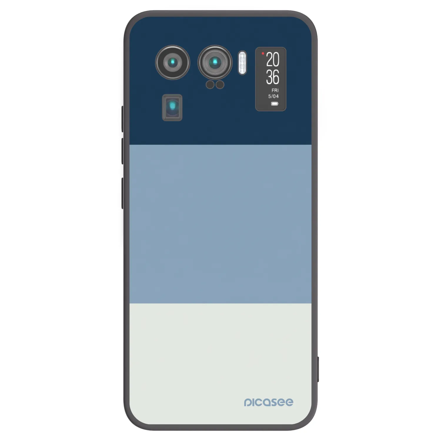 Picasee silikonski črni ovitek za Xiaomi Mi 11 Ultra - Coastal Blue