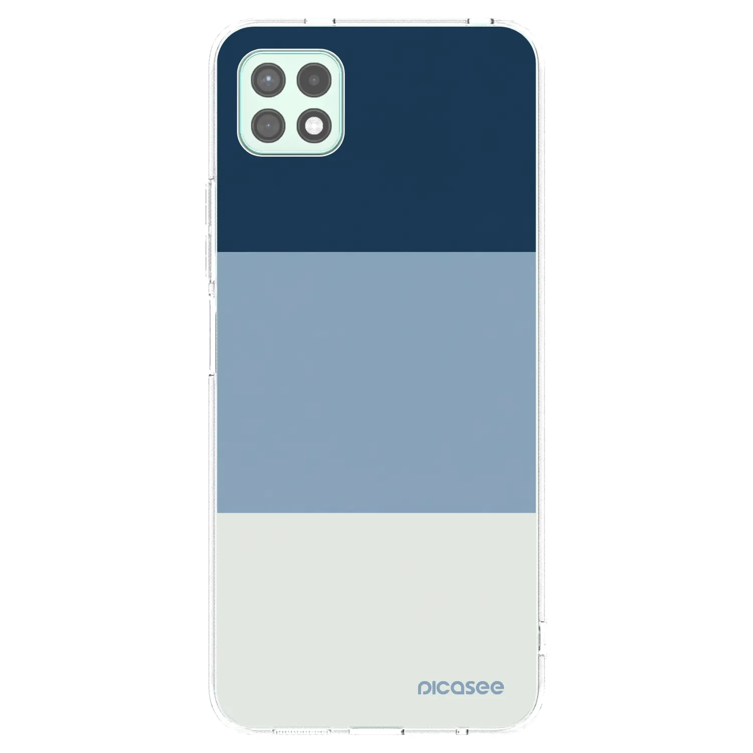 Picasee silikonski prozorni ovitek za Samsung Galaxy A22 A226B 5G - Coastal Blue