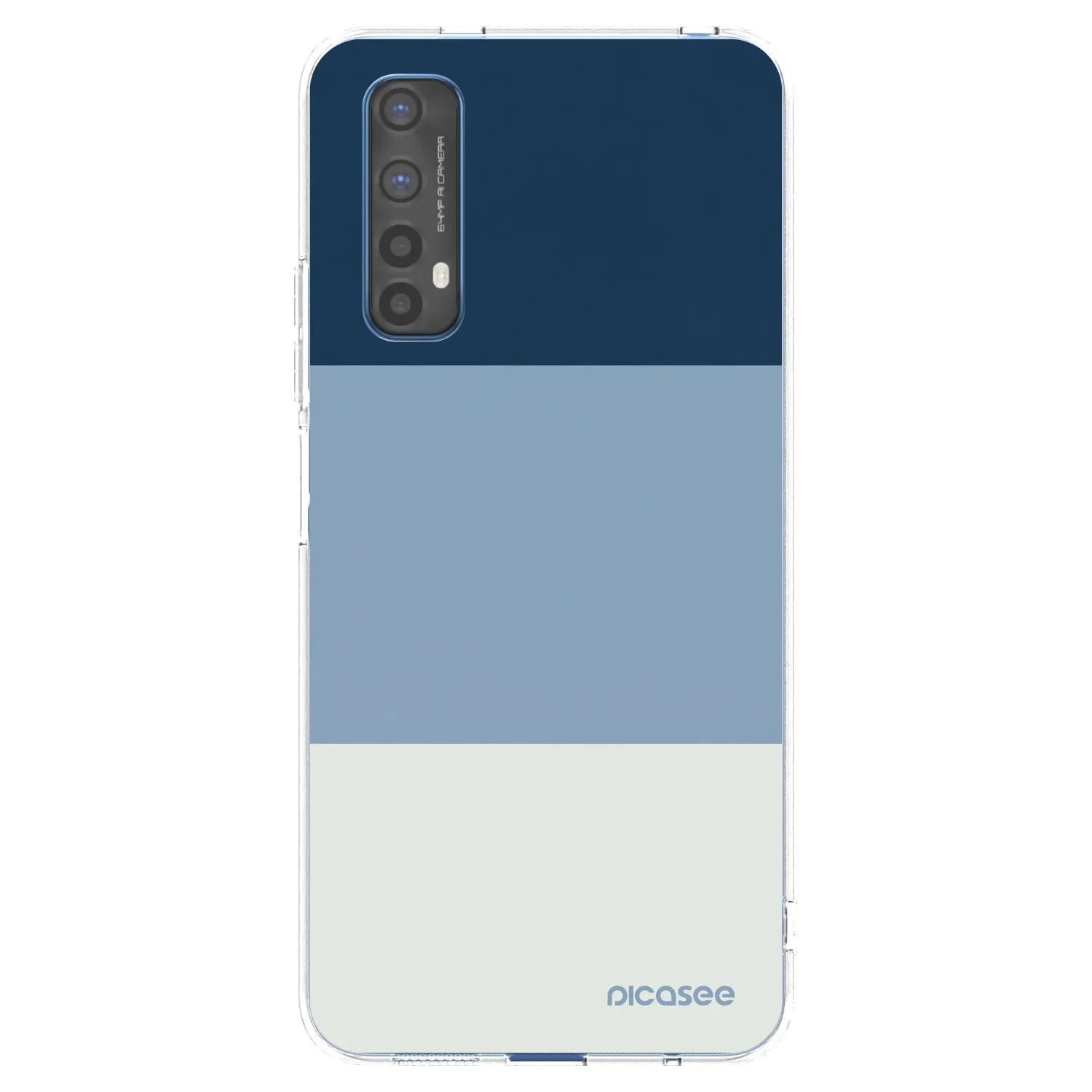 Picasee silikonski prozorni ovitek za Realme 7 - Coastal Blue