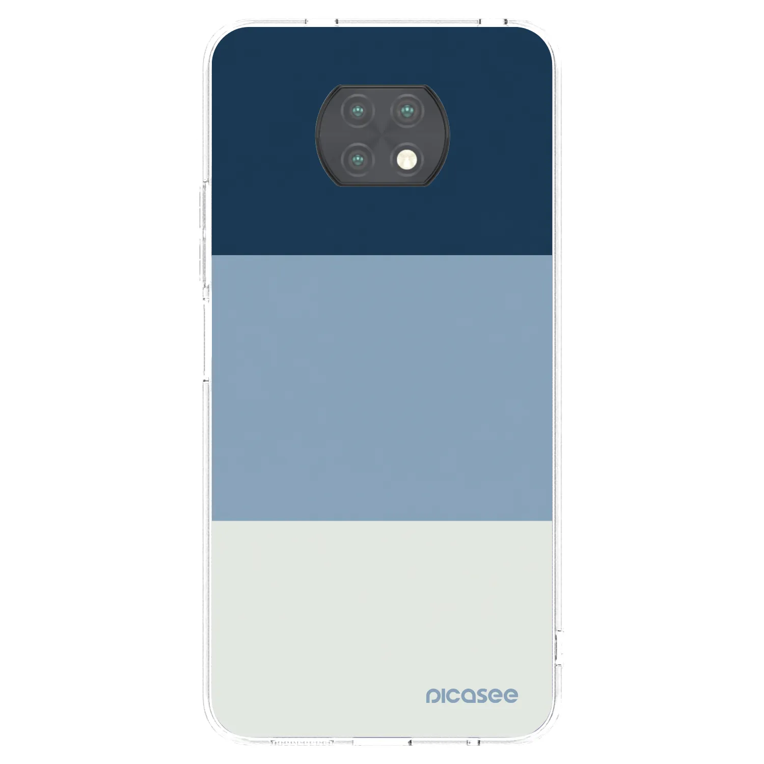 Picasee silikonski prozorni ovitek za Xiaomi Redmi Note 9T - Coastal Blue