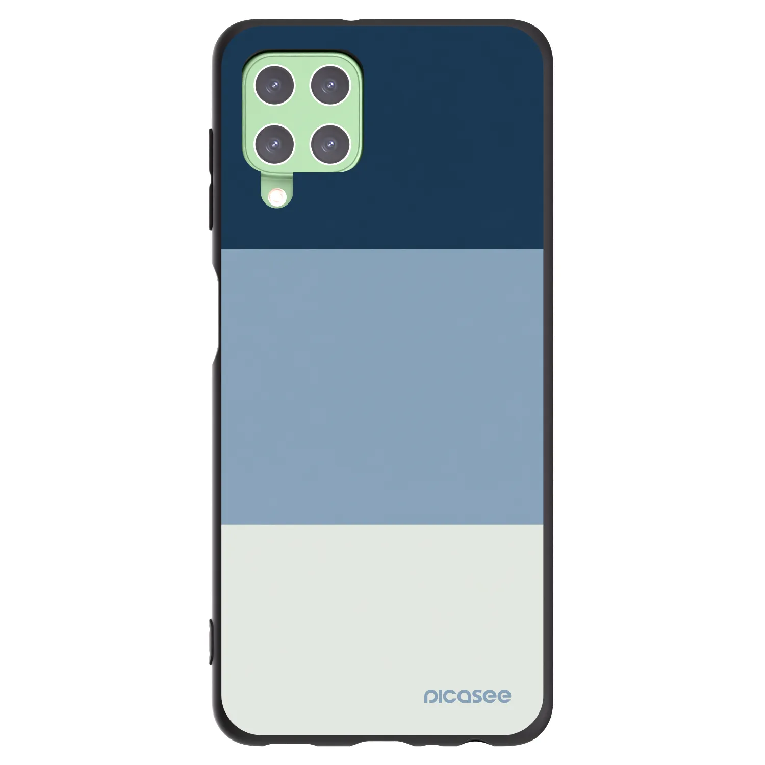 Picasee silikonski črni ovitek za Samsung Galaxy A22 A225F 4G - Coastal Blue