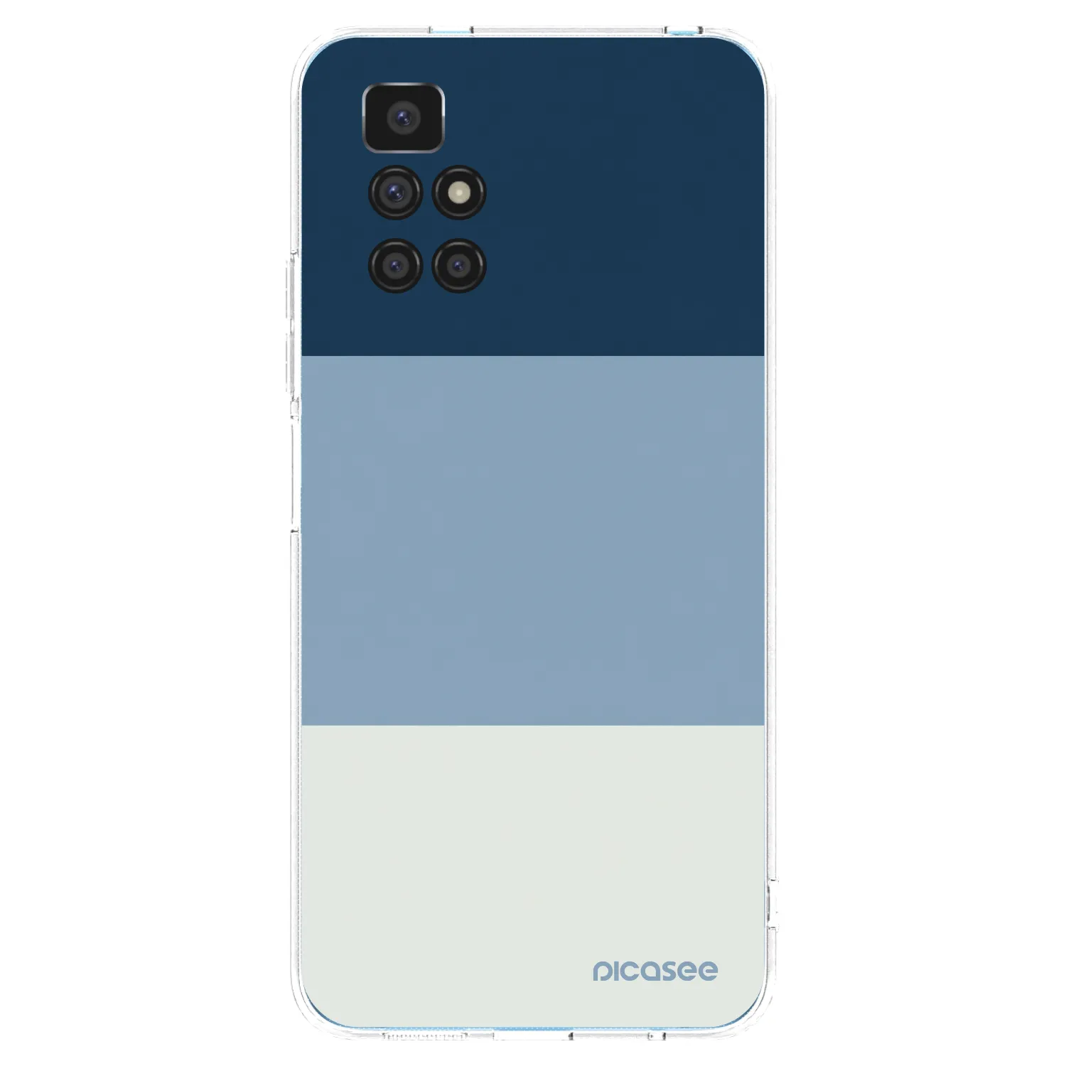 Picasee silikonski prozorni ovitek za Xiaomi Redmi 10 - Coastal Blue