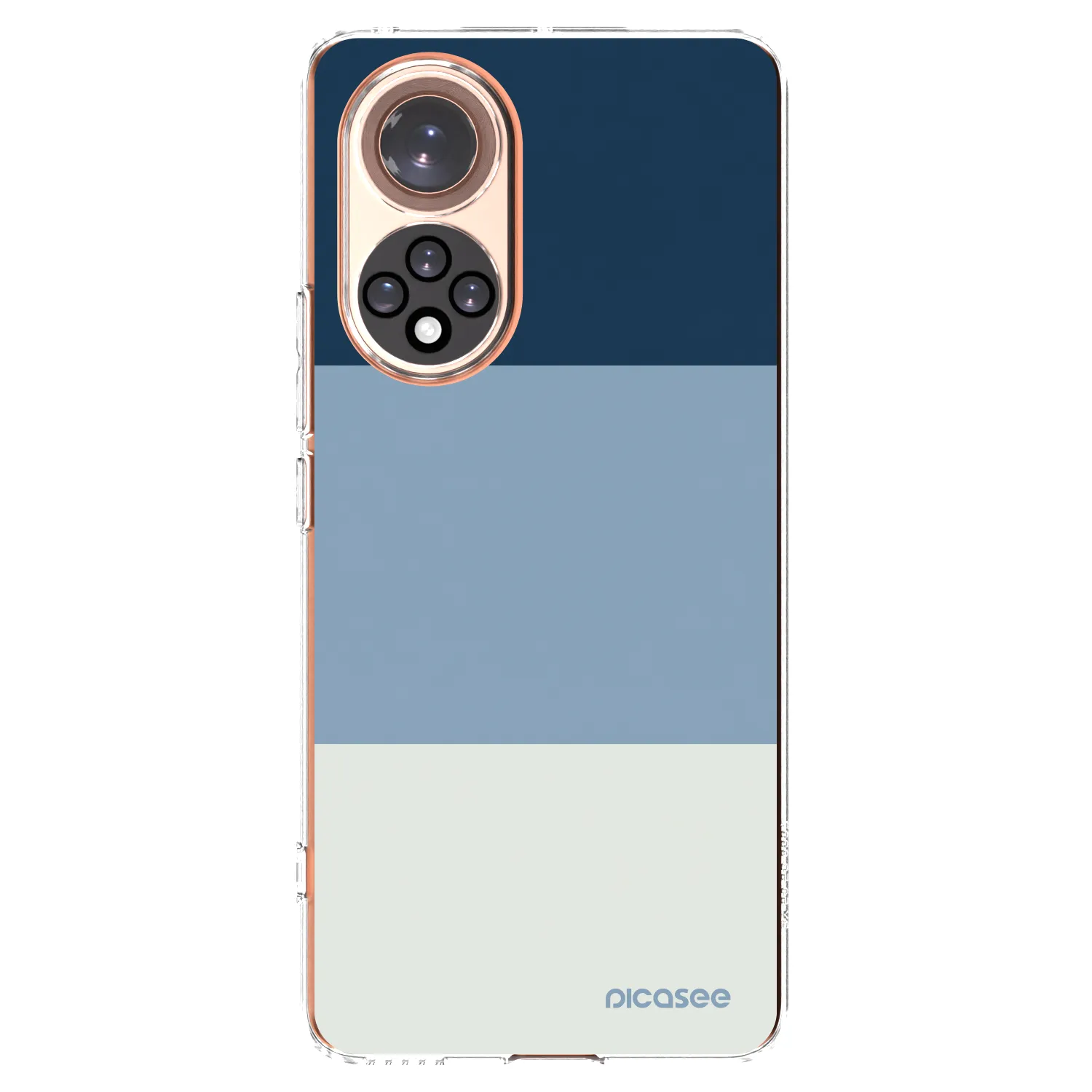 Picasee silikonski prozorni ovitek za Huawei Nova 9 - Coastal Blue