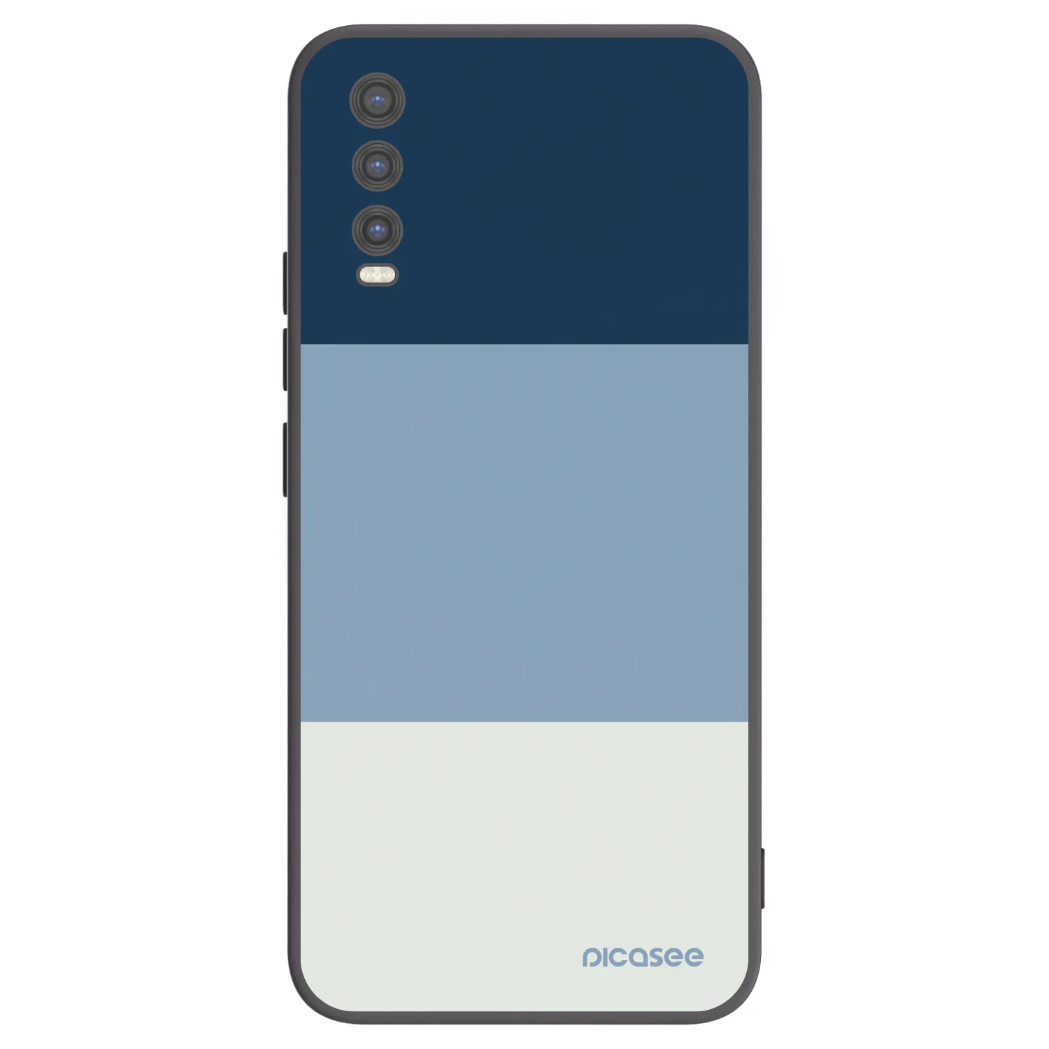 Picasee silikonski črni ovitek za Vivo Y20s - Coastal Blue