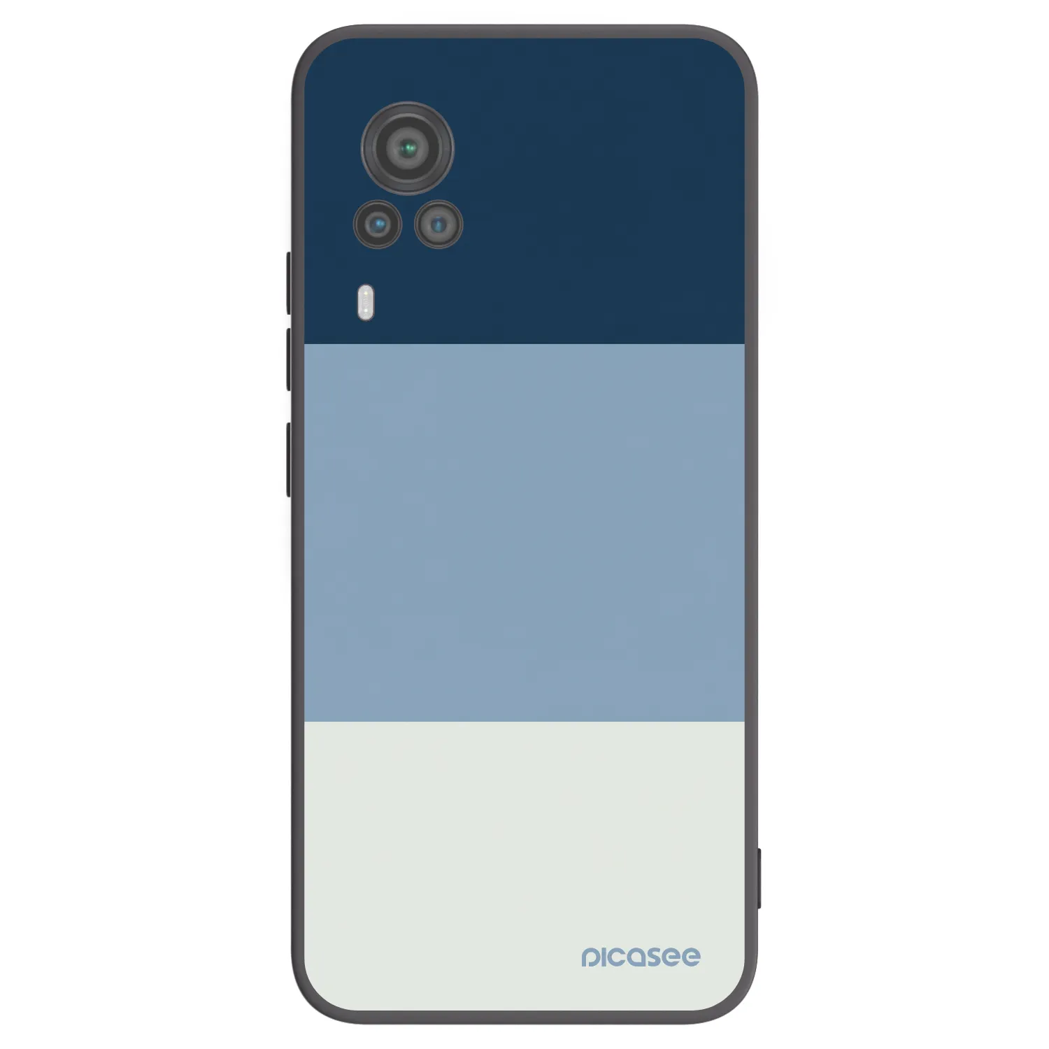 Picasee silikonski črni ovitek za Vivo X60 Pro 5G - Coastal Blue