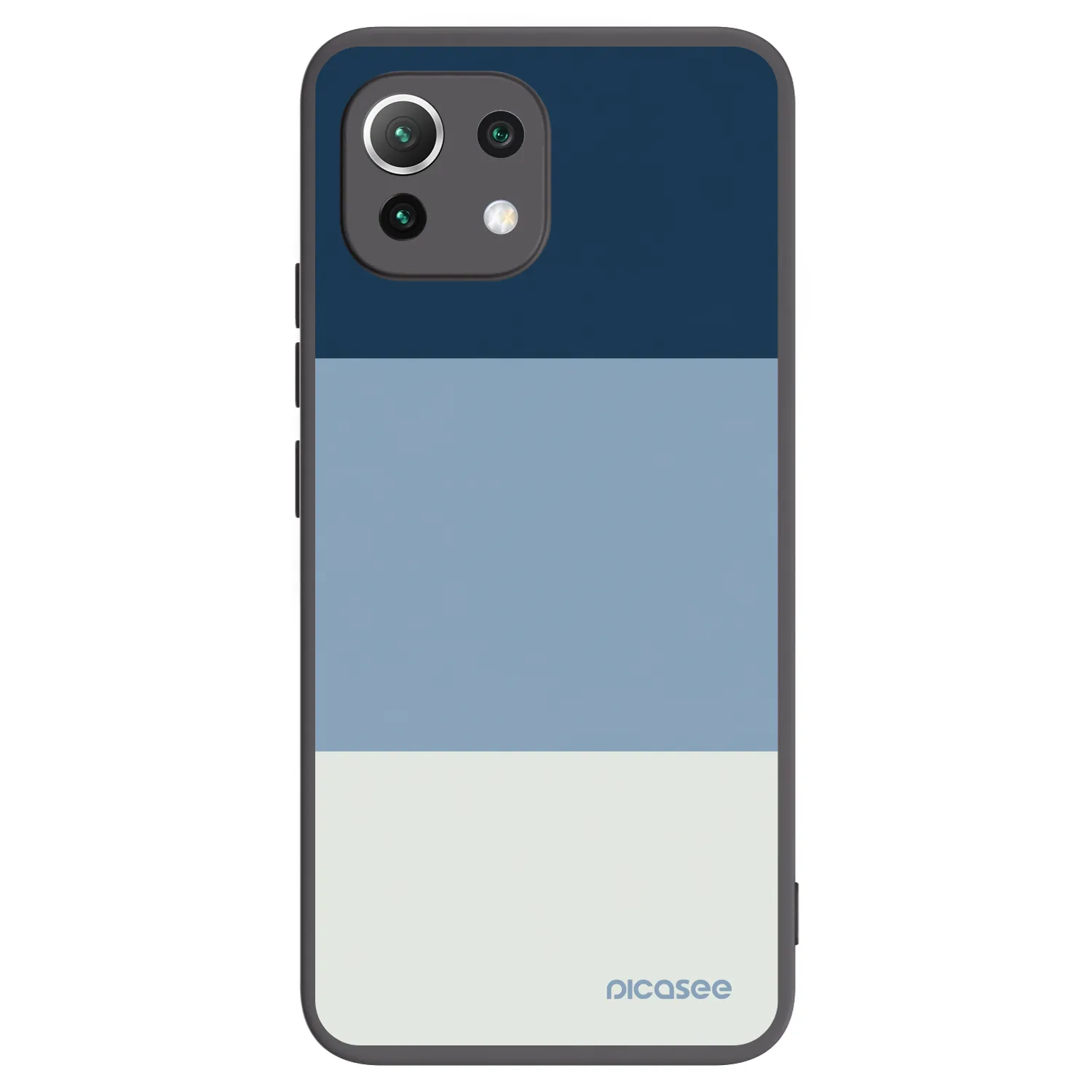 Picasee silikonski črni ovitek za Xiaomi 11 Lite 5G NE - Coastal Blue