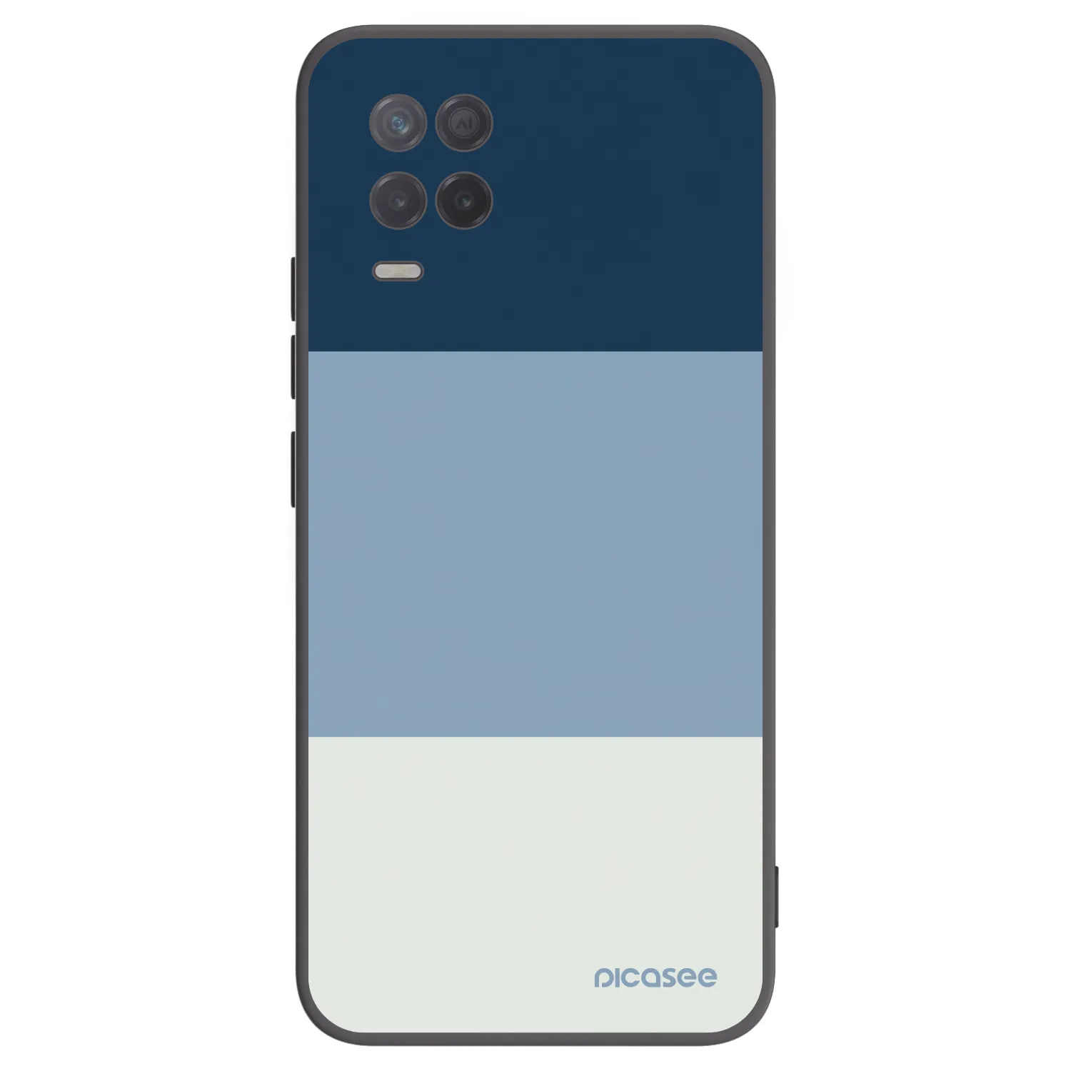 Picasee silikonski črni ovitek za Realme 8 5G - Coastal Blue