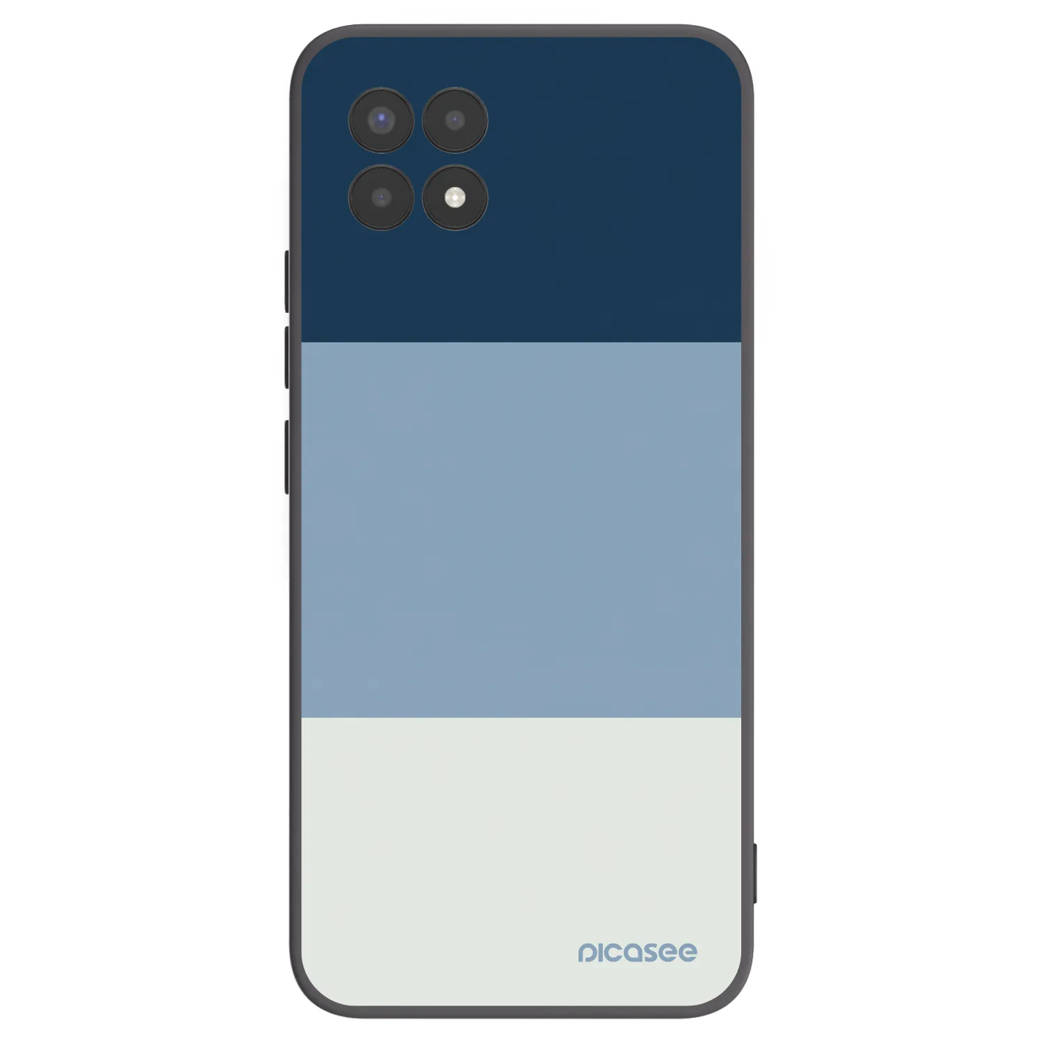 Picasee silikonski črni ovitek za Realme 8i - Coastal Blue