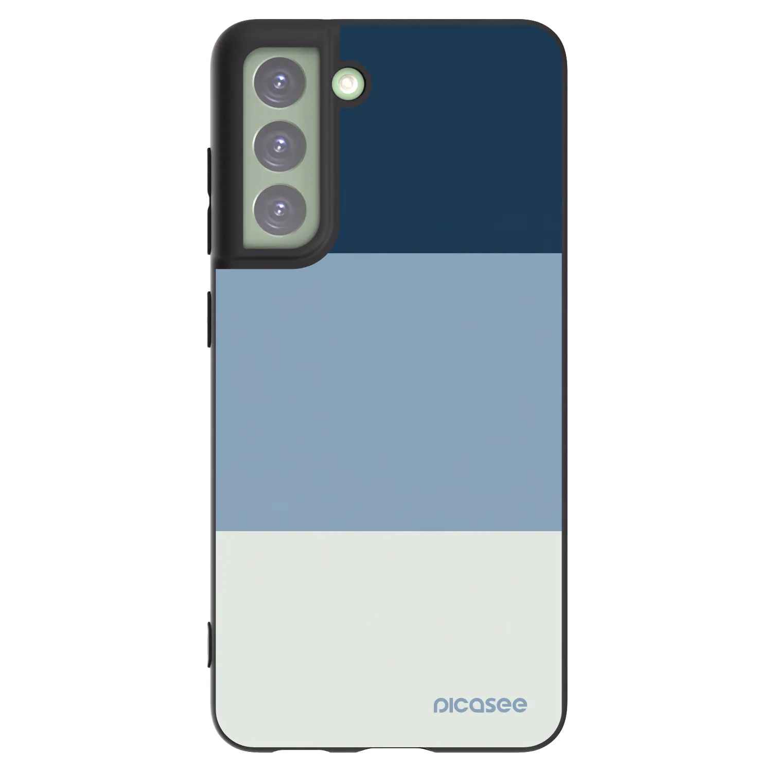 Picasee silikonski črni ovitek za Samsung Galaxy S21 FE 5G - Coastal Blue