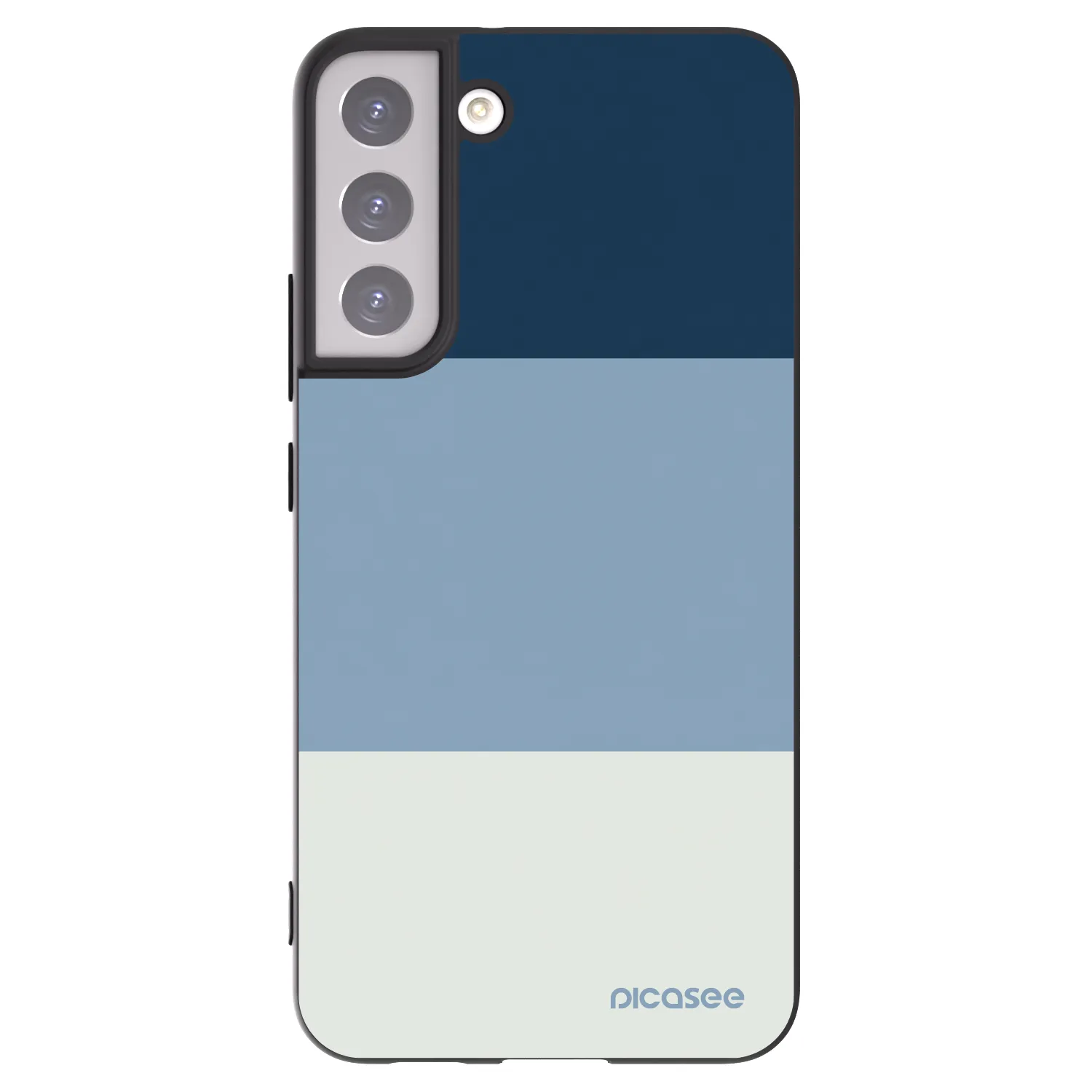 Picasee silikonski črni ovitek za Samsung Galaxy S22+ 5G - Coastal Blue
