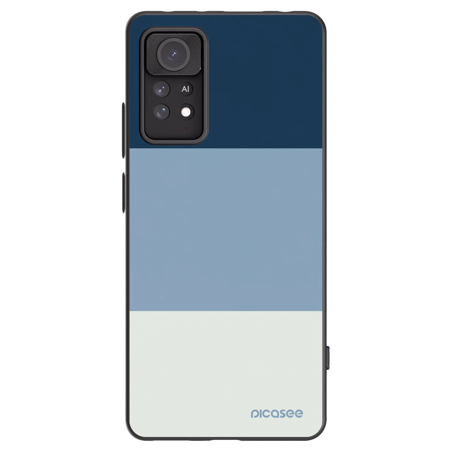 Picasee silikonski črni ovitek za Xiaomi Redmi Note 11 Pro - Coastal Blue