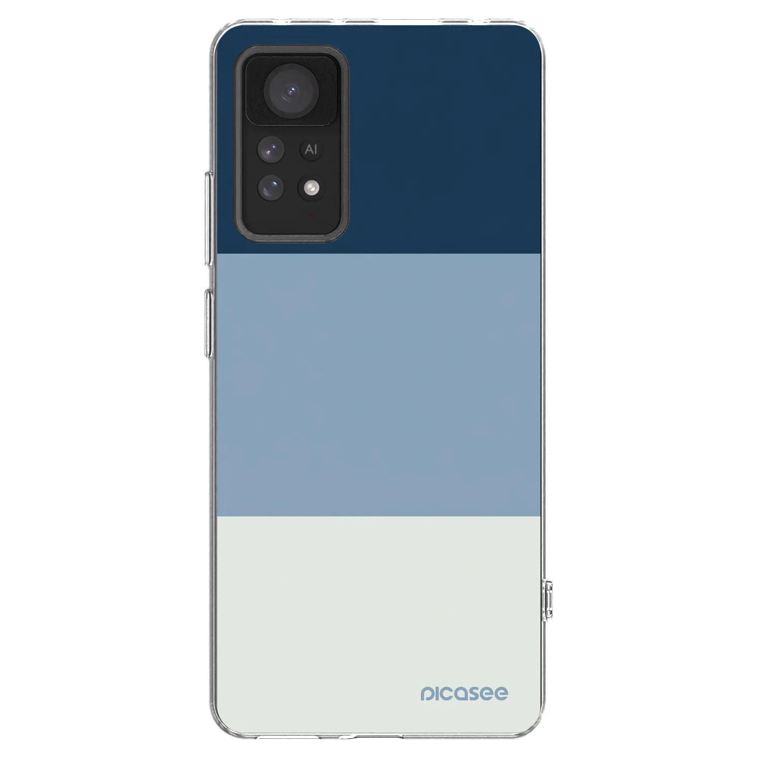Picasee silikonski prozorni ovitek za Xiaomi Redmi Note 11 Pro - Coastal Blue