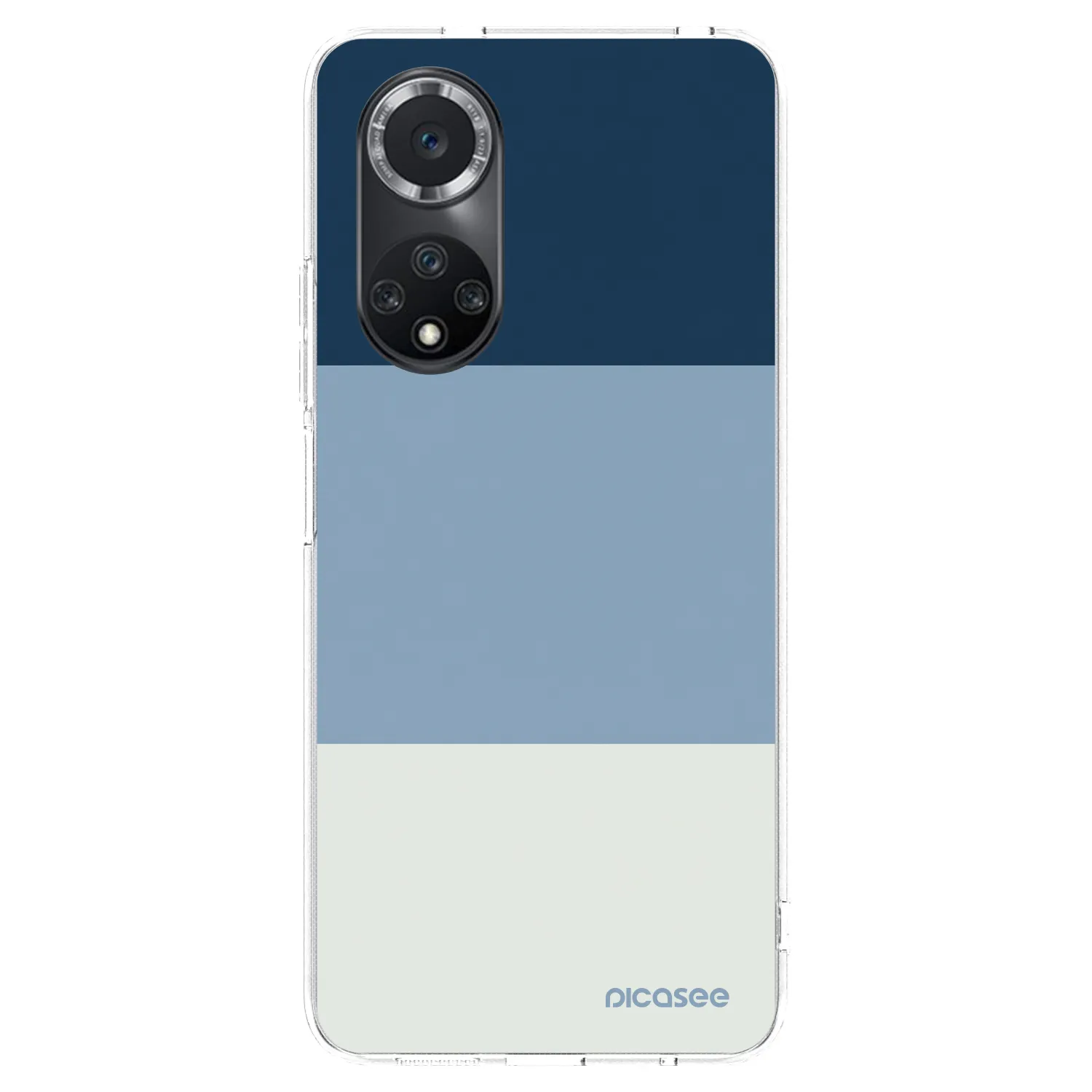 Picasee silikonski prozorni ovitek za Huawei Nova 9 SE - Coastal Blue