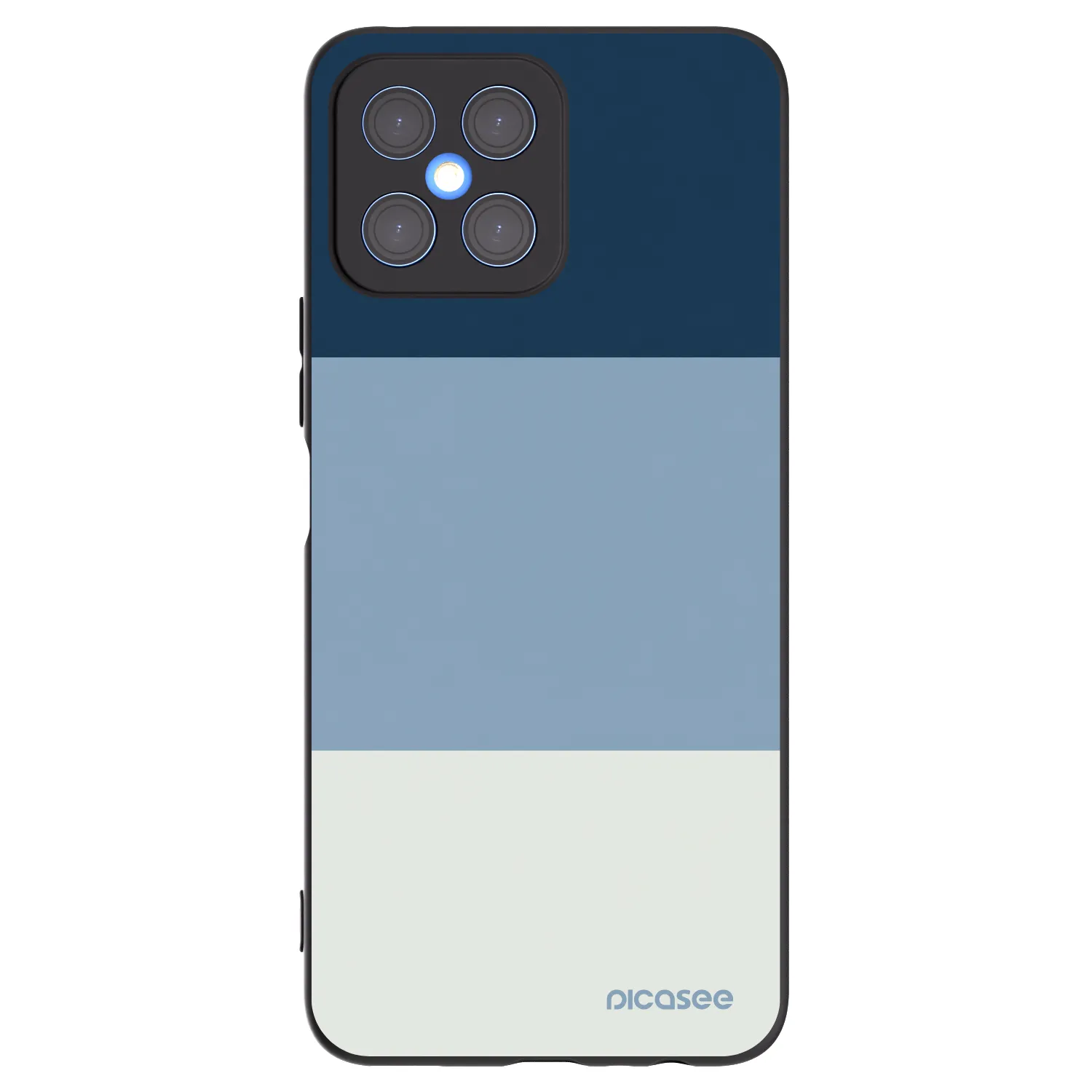 Picasee silikonski črni ovitek za Honor X8 4G - Coastal Blue
