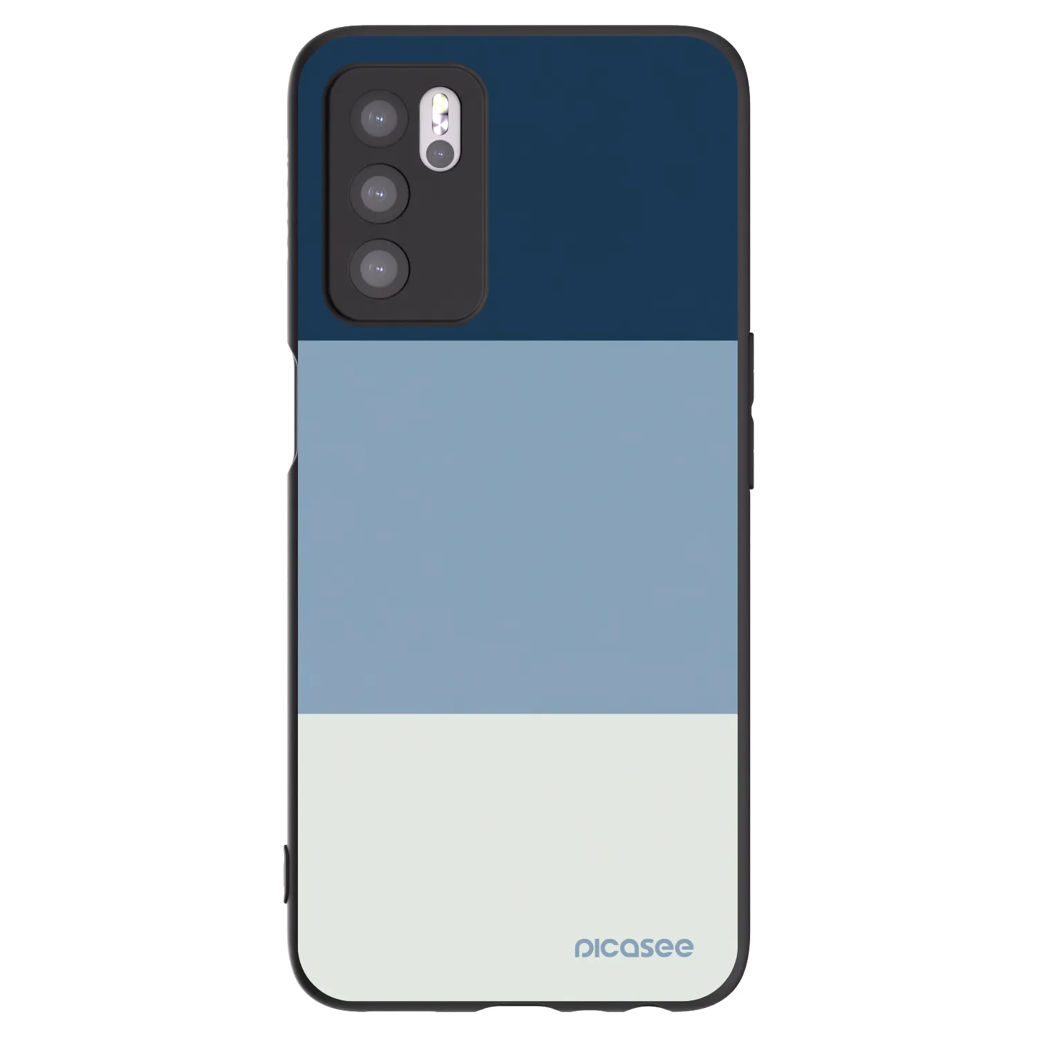 Picasee silikonski črni ovitek za OPPO A16s - Coastal Blue