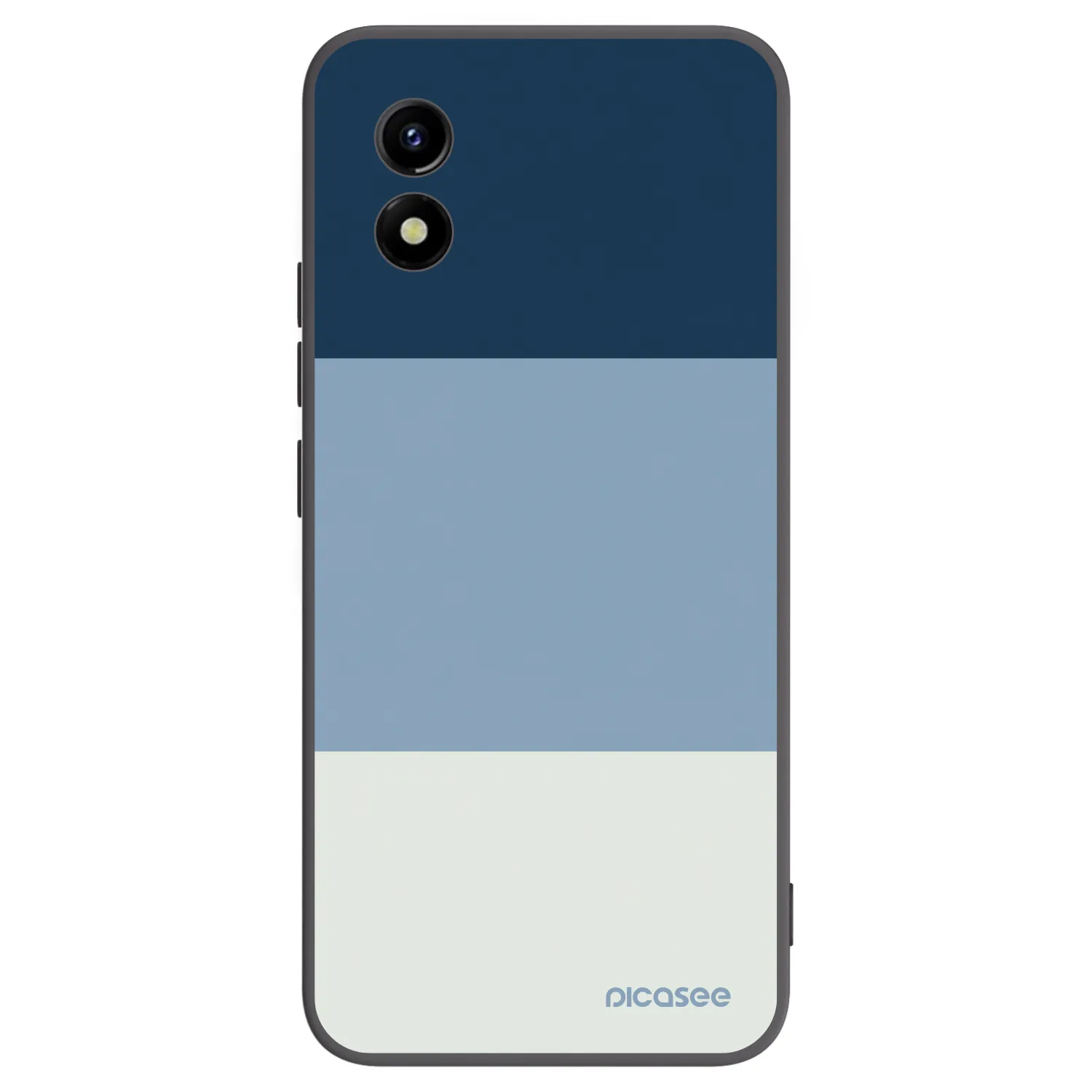 Picasee silikonski črni ovitek za Vivo Y01 - Coastal Blue
