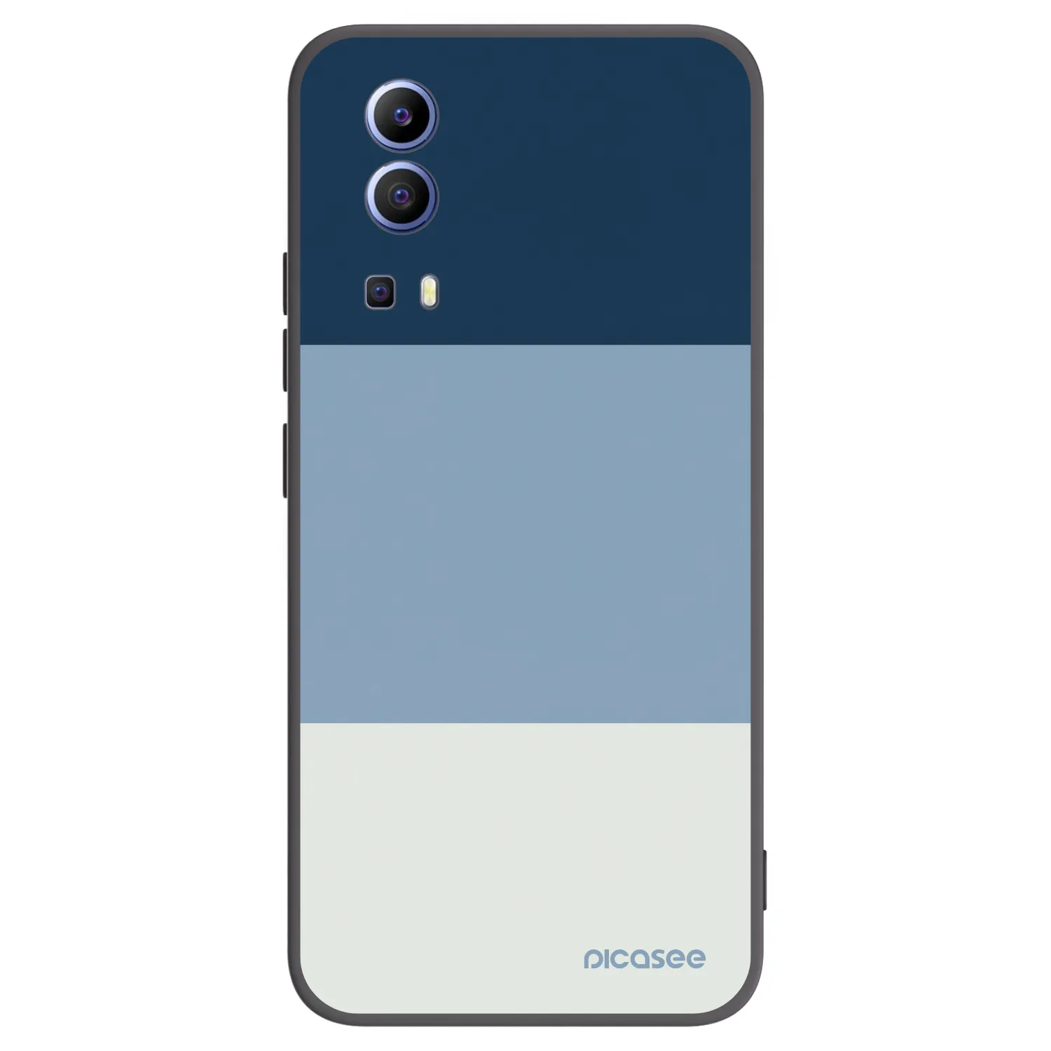 Picasee silikonski črni ovitek za Vivo Y52 5G - Coastal Blue