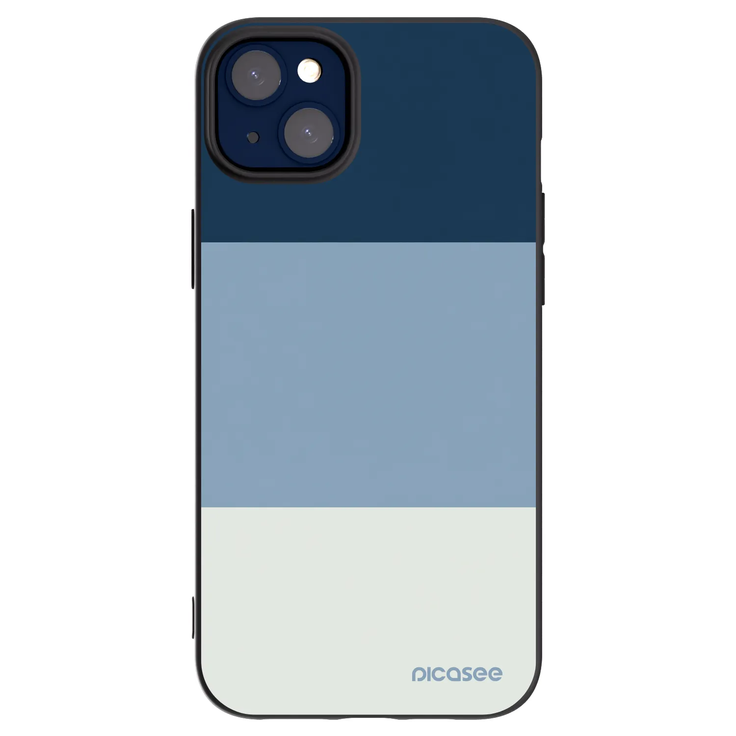 Picasee silikonski črni ovitek za Apple iPhone 14 Plus - Coastal Blue