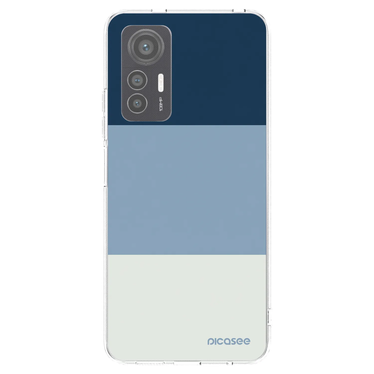 Picasee silikonski prozorni ovitek za Xiaomi 12 Lite - Coastal Blue