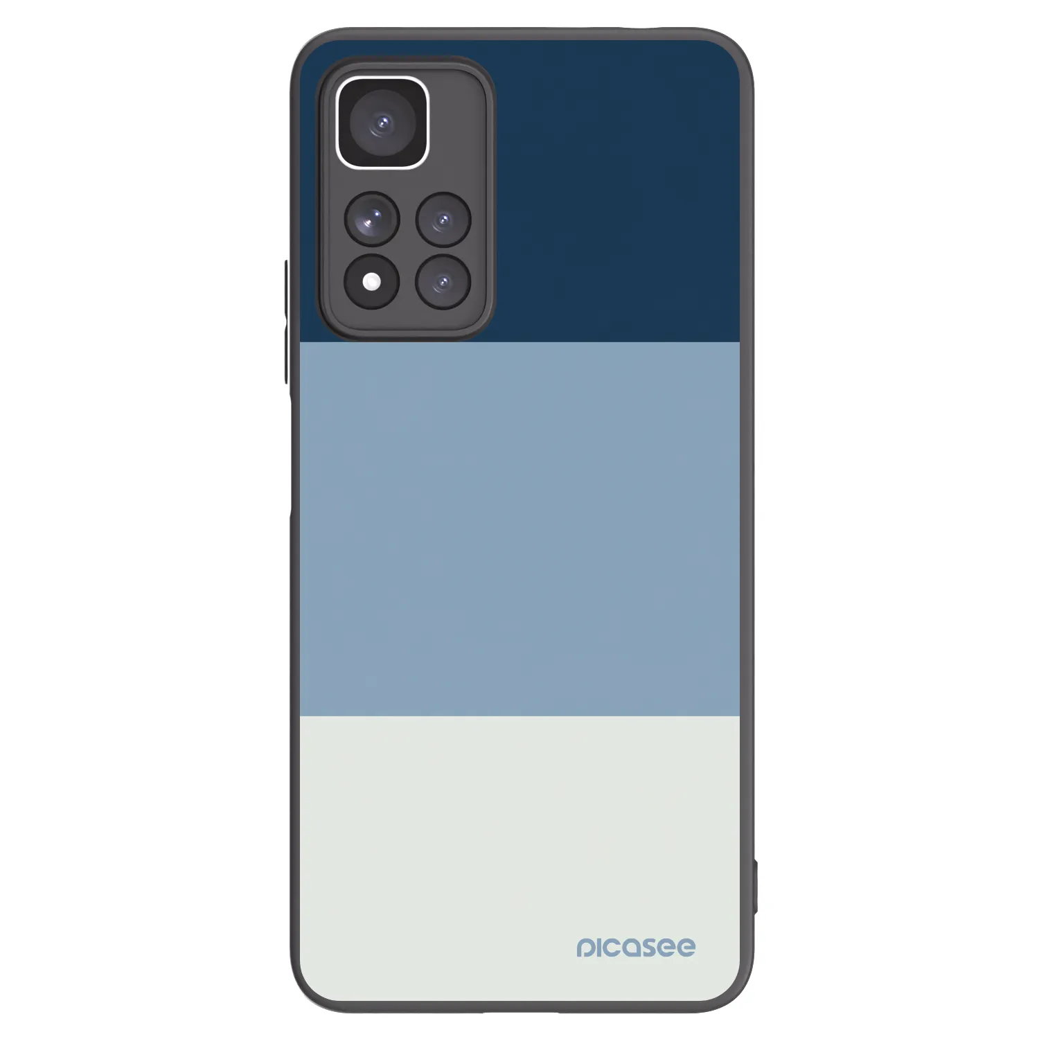Picasee silikonski črni ovitek za Xiaomi Redmi Note 11 Pro+ 5G - Coastal Blue