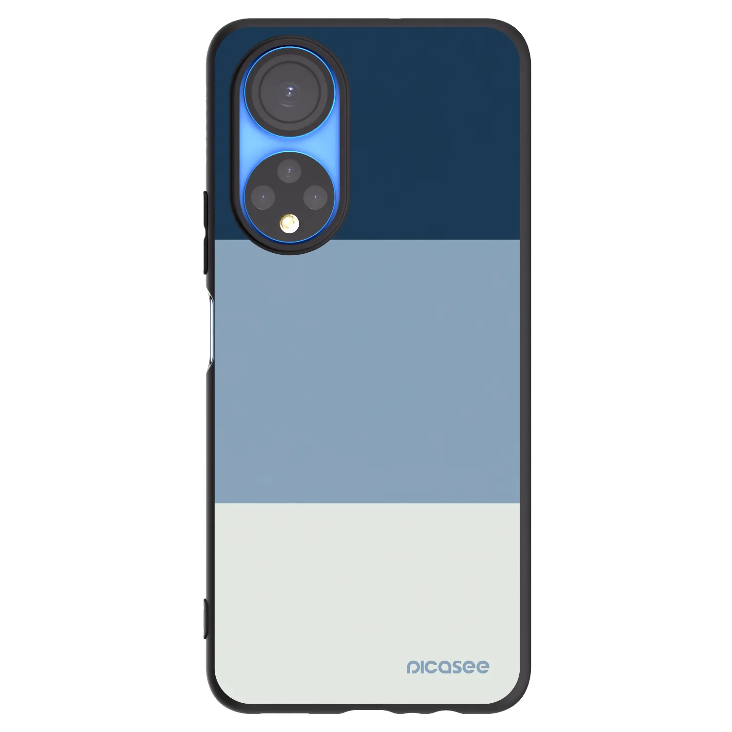 Picasee silikonski črni ovitek za Honor X7 - Coastal Blue