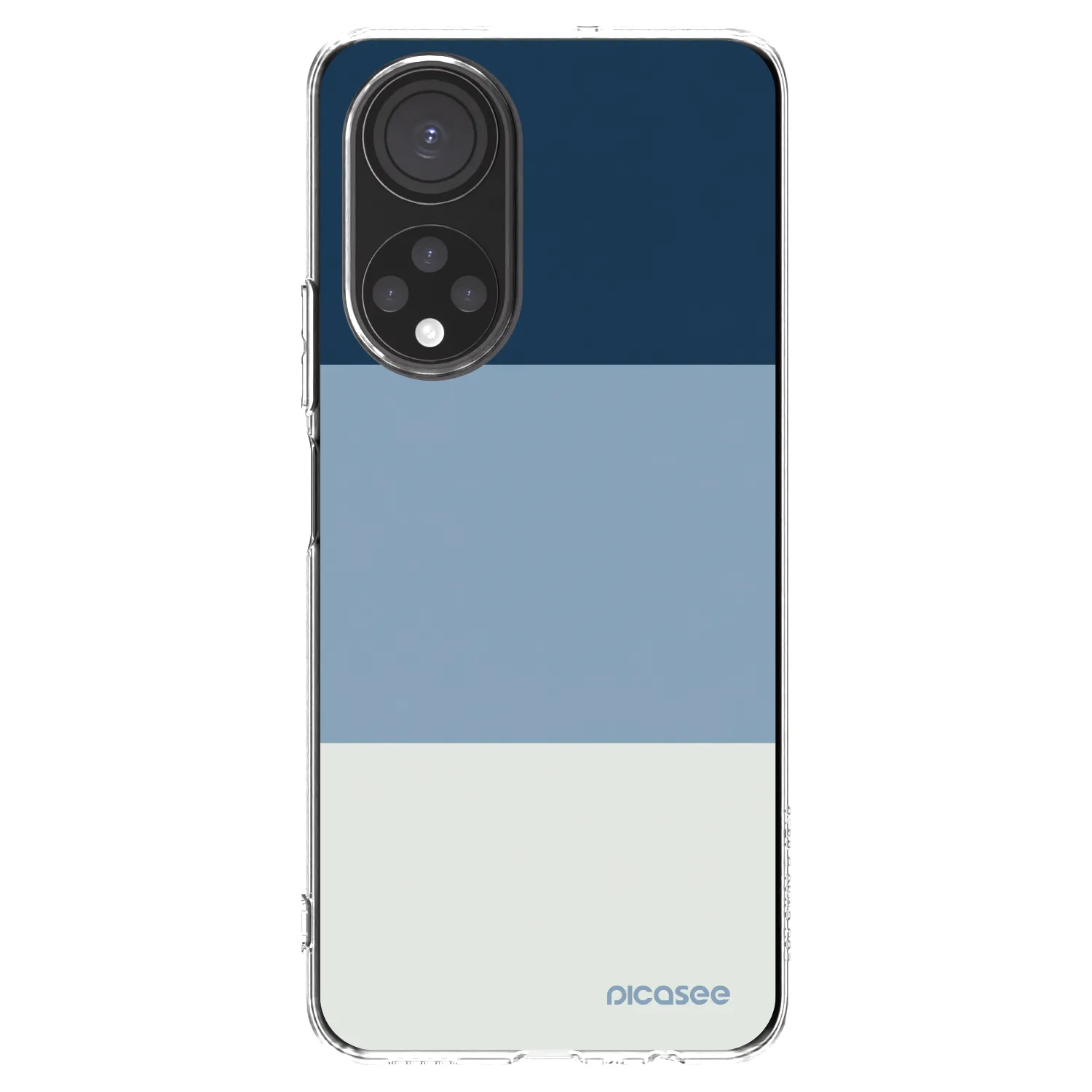 Picasee silikonski prozorni ovitek za Honor X7 - Coastal Blue