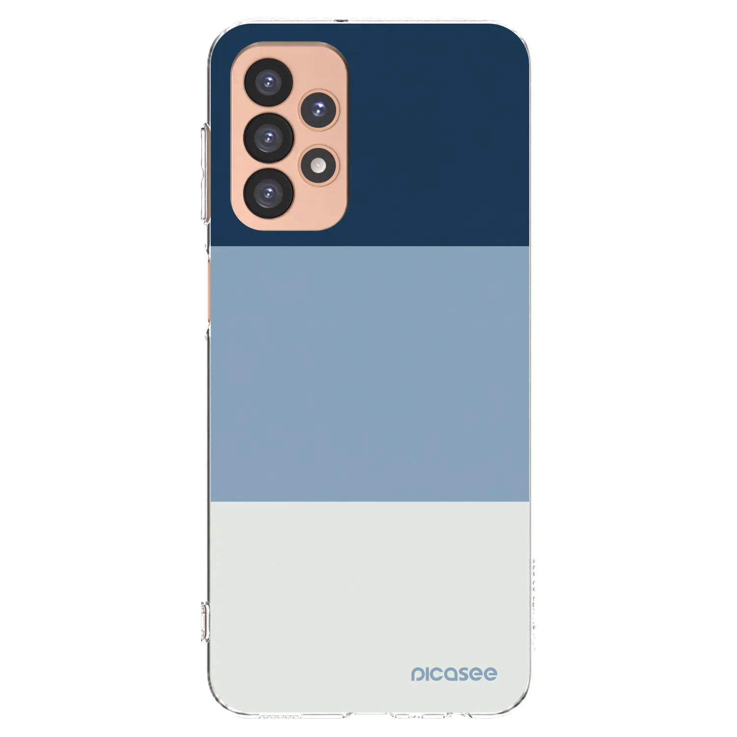 Picasee silikonski prozorni ovitek za Samsung Galaxy A23 A236B 5G - Coastal Blue