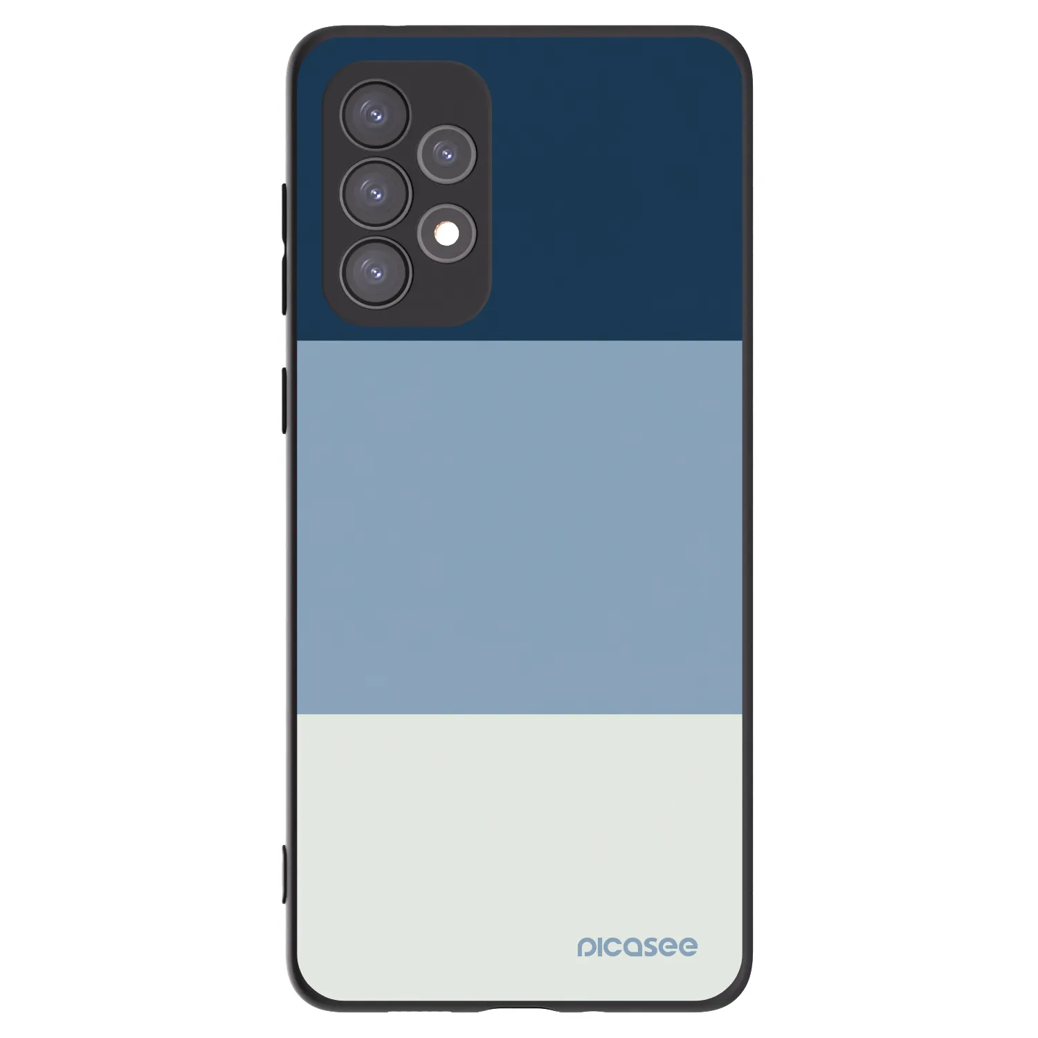 Picasee silikonski črni ovitek za Samsung Galaxy A73 5G - Coastal Blue