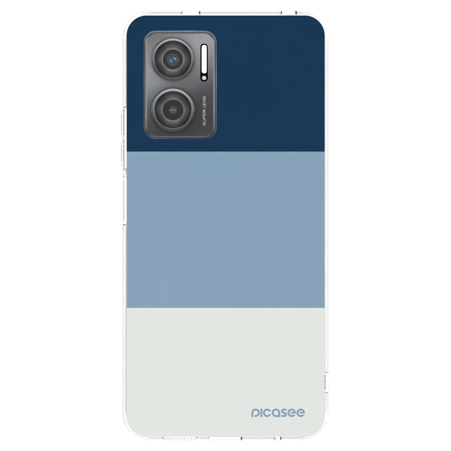 Picasee silikonski prozorni ovitek za Xiaomi Redmi 10 5G - Coastal Blue