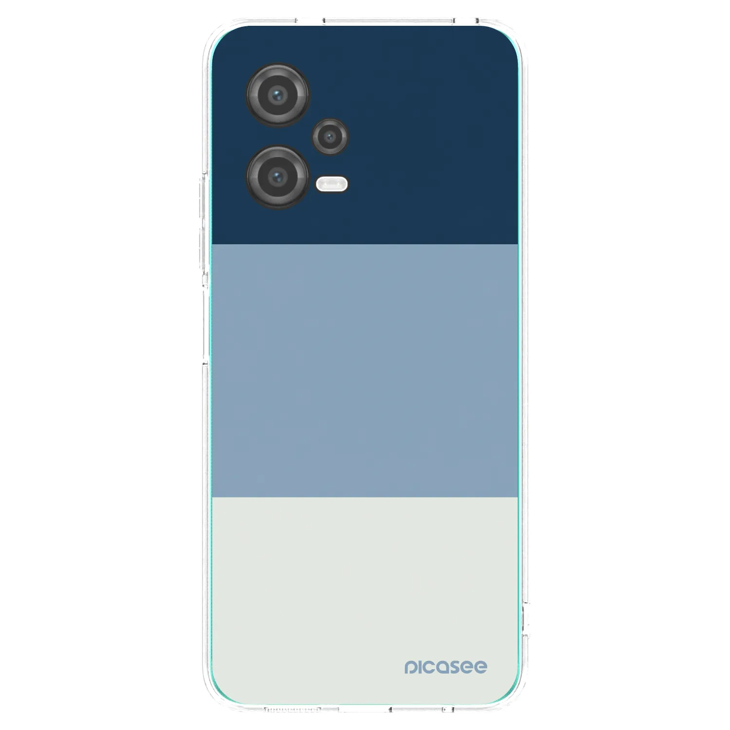 Picasee silikonski prozorni ovitek za Xiaomi Poco X5 - Coastal Blue