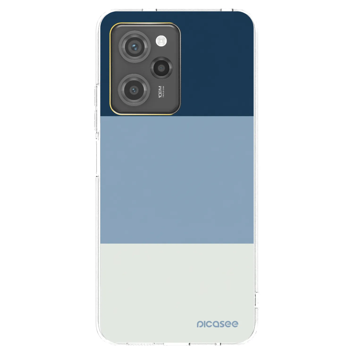 Picasee silikonski črni ovitek za Xiaomi Poco X5 Pro - Coastal Blue