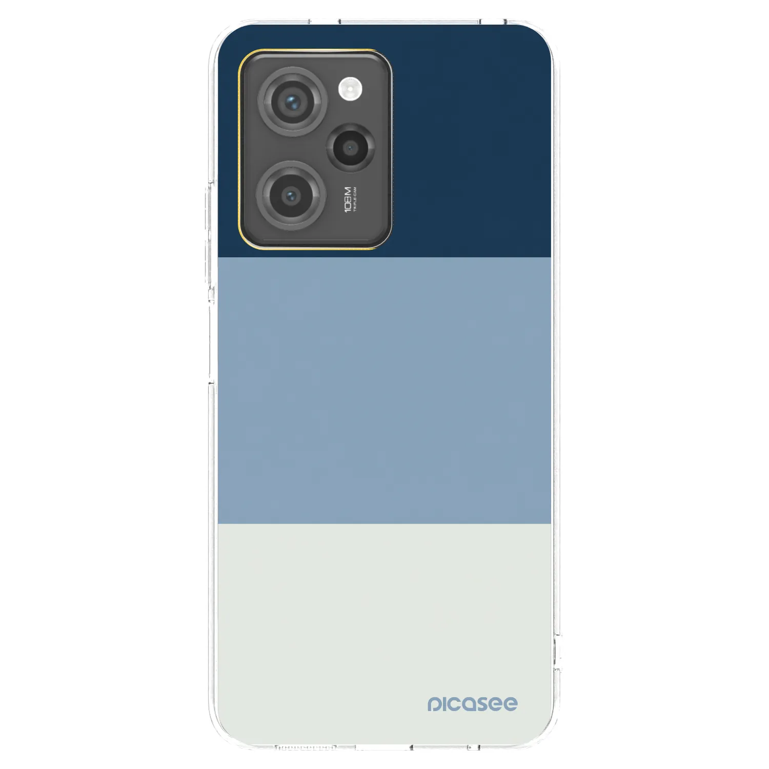 Picasee silikonski prozorni ovitek za Xiaomi Poco X5 Pro - Coastal Blue