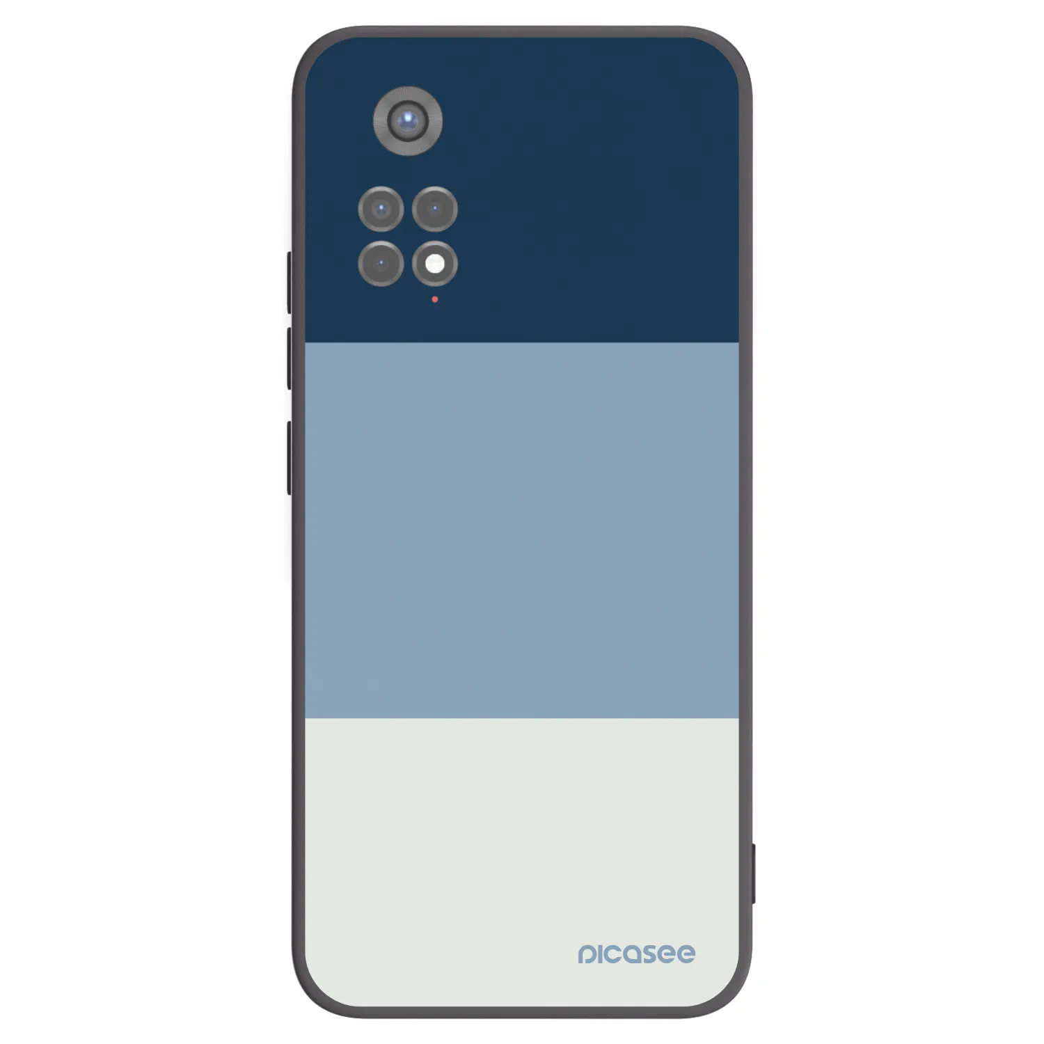 Picasee silikonski črni ovitek za Xiaomi Redmi Note 11S 5G - Coastal Blue