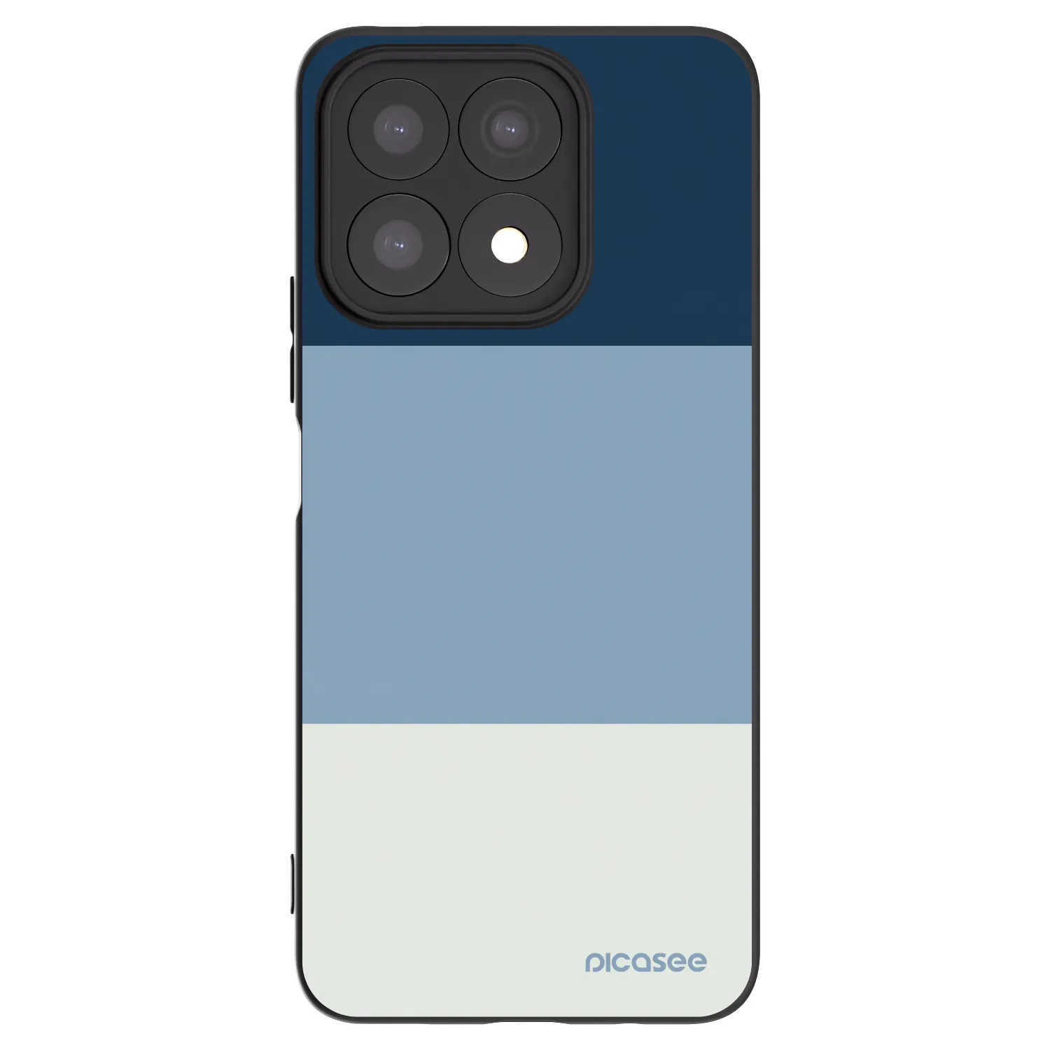 Picasee silikonski črni ovitek za Honor X8a - Coastal Blue
